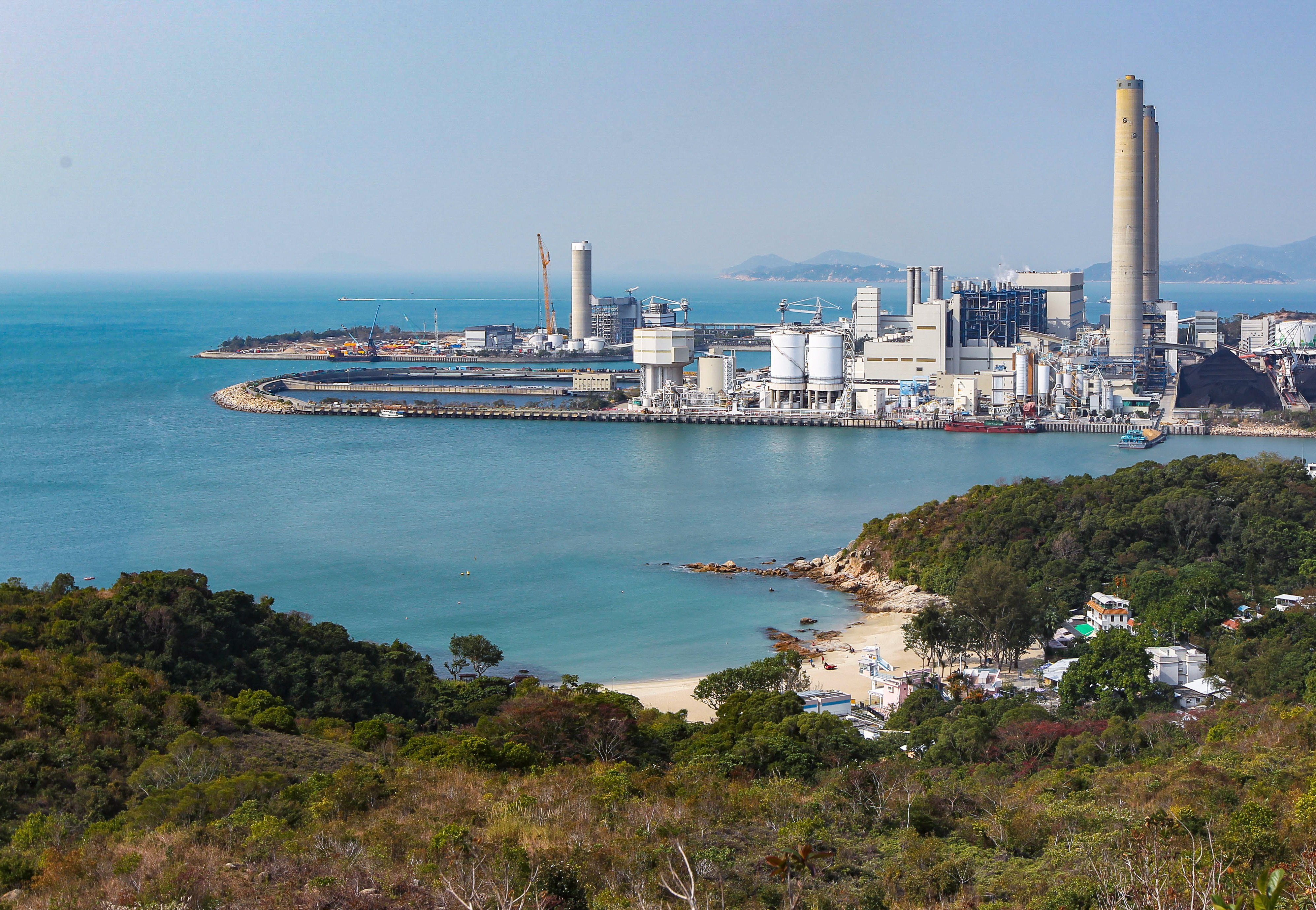 Former Post employee Jude Law Kai-yiu, was found unconscious at Lamma Power Station Beach in Po Lo Tsui. Photo: Roy Issa