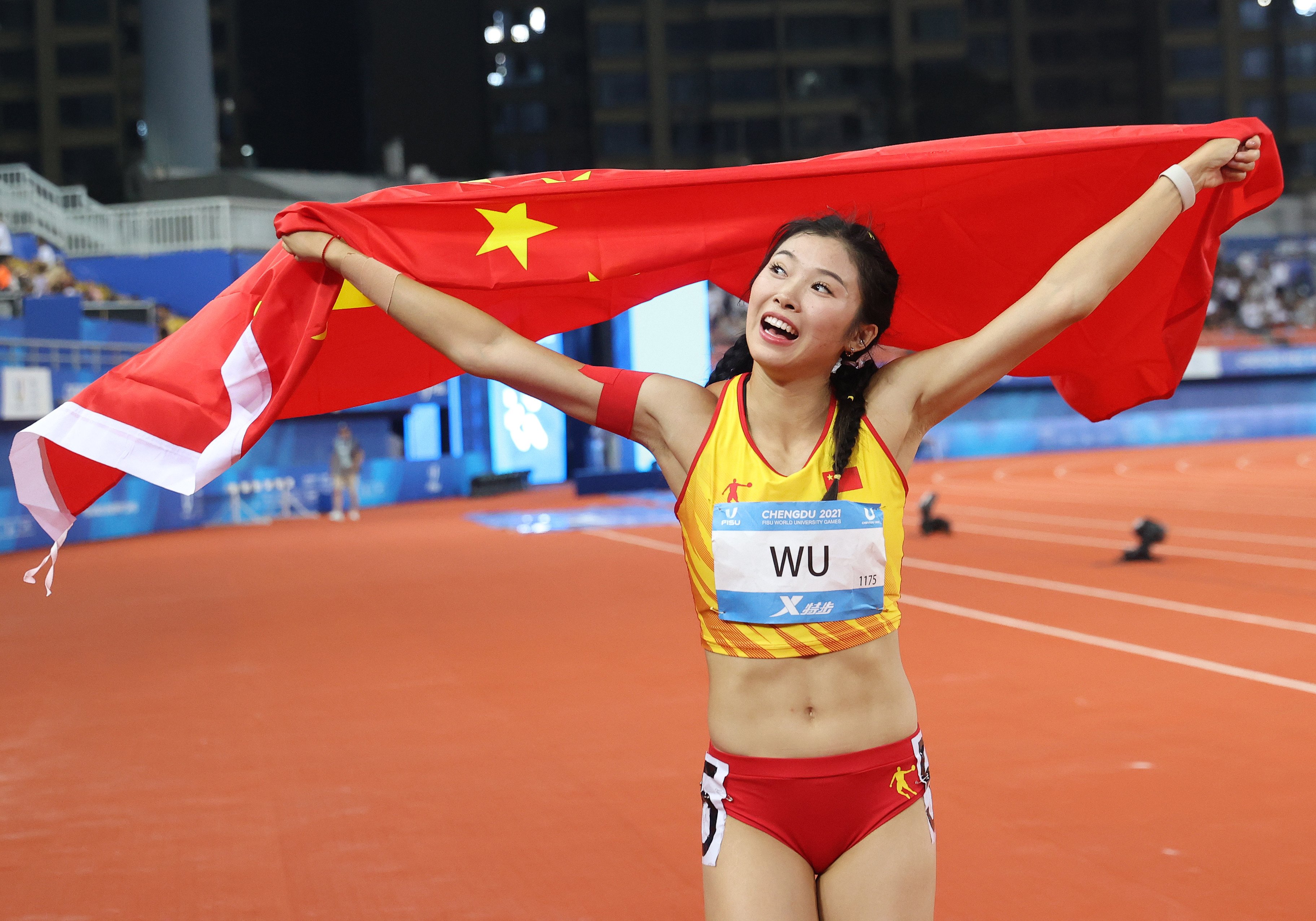 Chinese hurdler Wu Yanni is a star on and off the track and likely to bring a lot of personality to the Paris Olympic Games. Photo: Xinhua