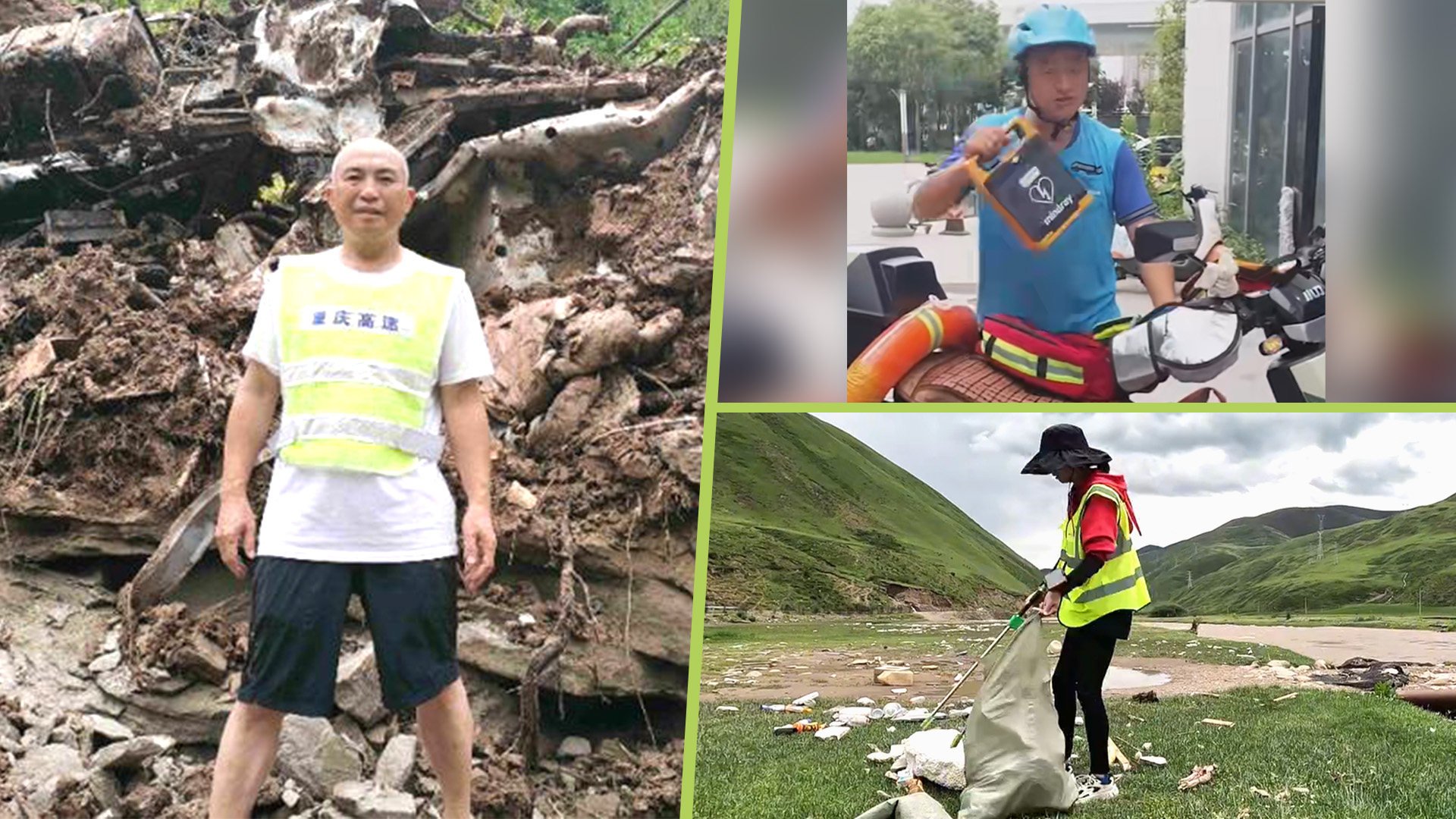 The Post takes a look at some Good Samaritan-themed stories that have come out of China in recent days. Photo: SCMP composite/Douyin/Sina
