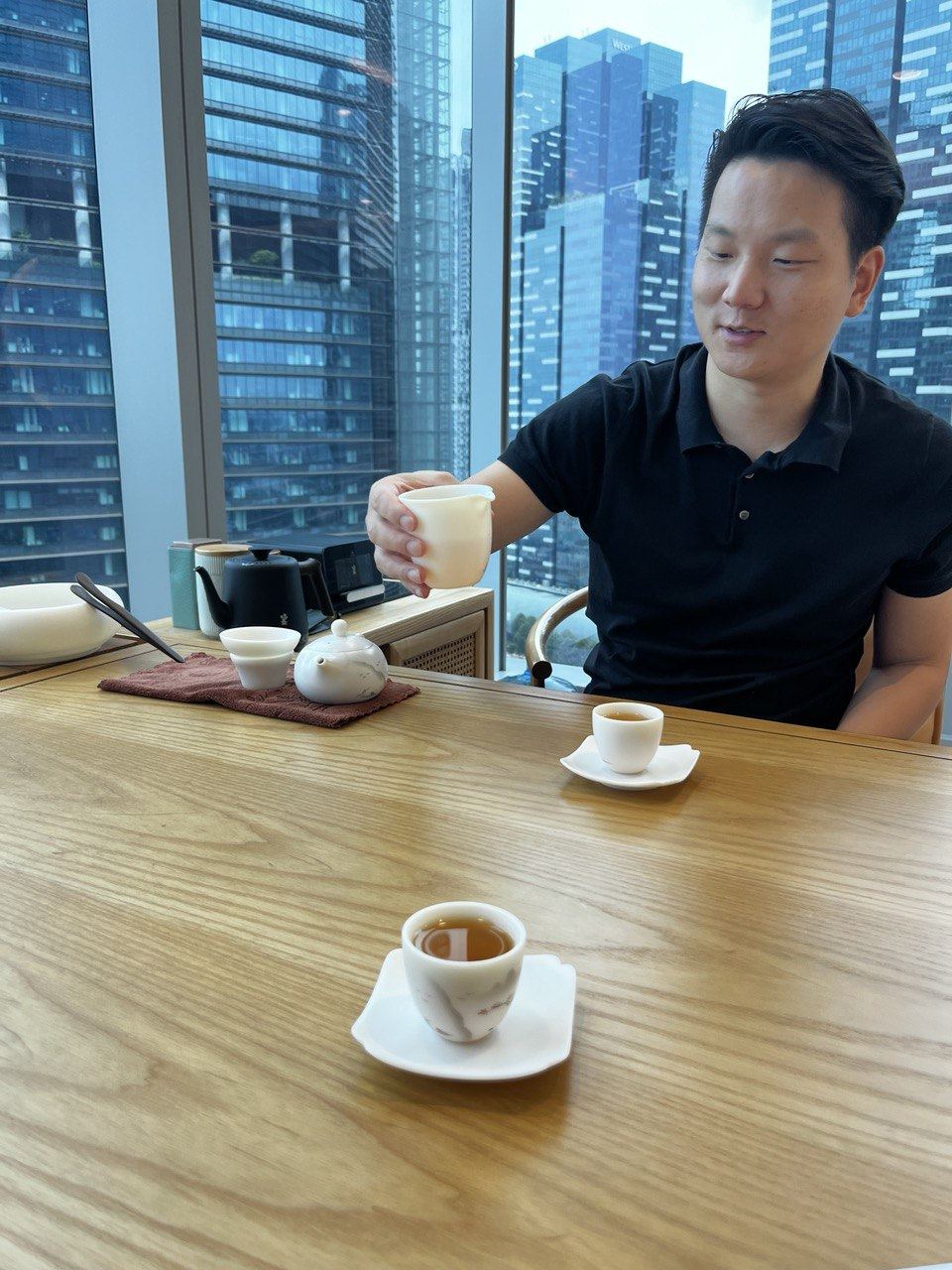 GreaterHeat CEO David Li at his office in Marina Bay, Singapore. Photo: Jean Iau