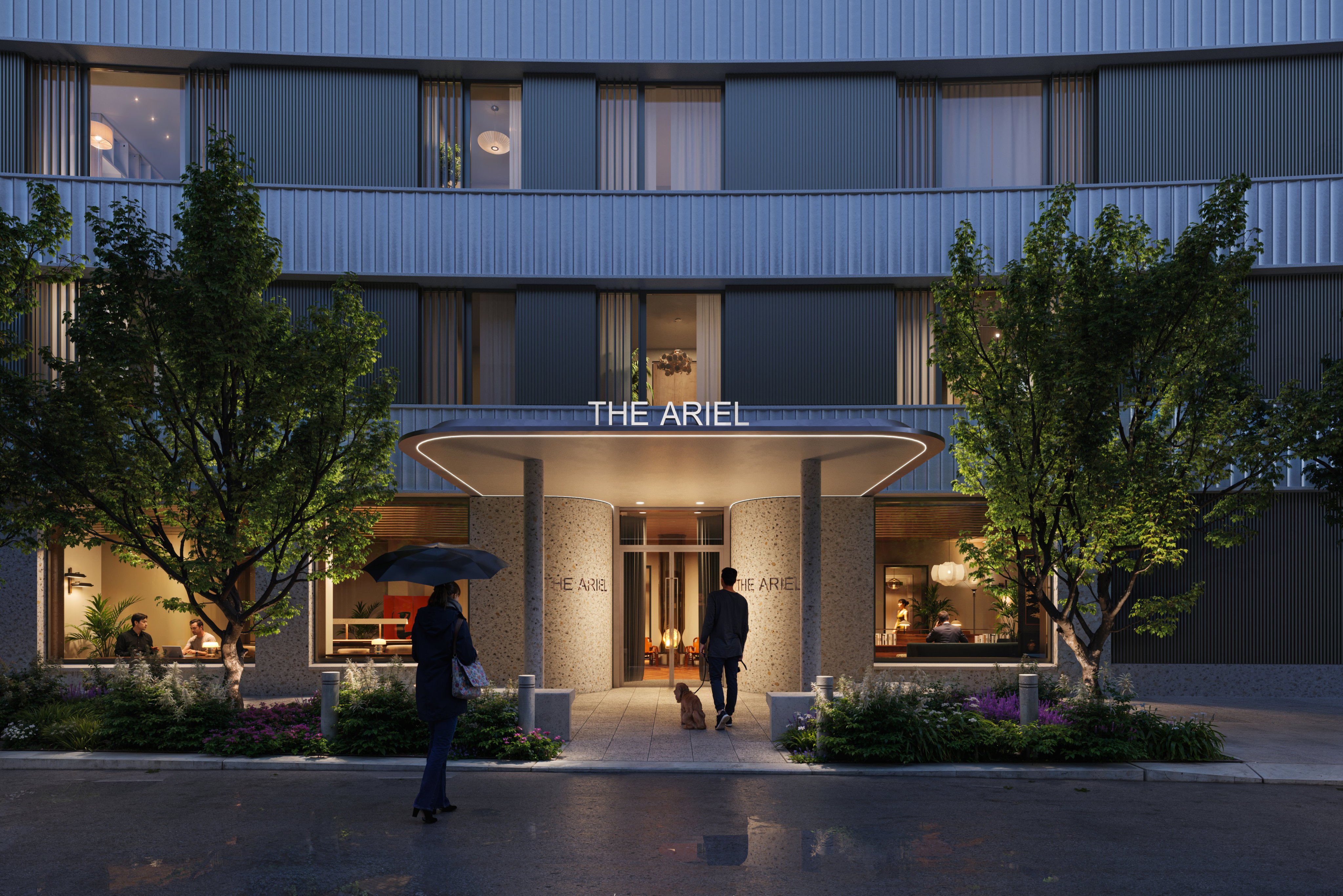 The Ariel, a 23-storey residential tower with 167 units comprising studios and flats with one-to-three bedrooms with an area of between 400 and 2,071 sq ft, in Television Centre in White City, London, is being marketed with prices starting at £590,000 (US$762,000). HANDOUT PHOTO