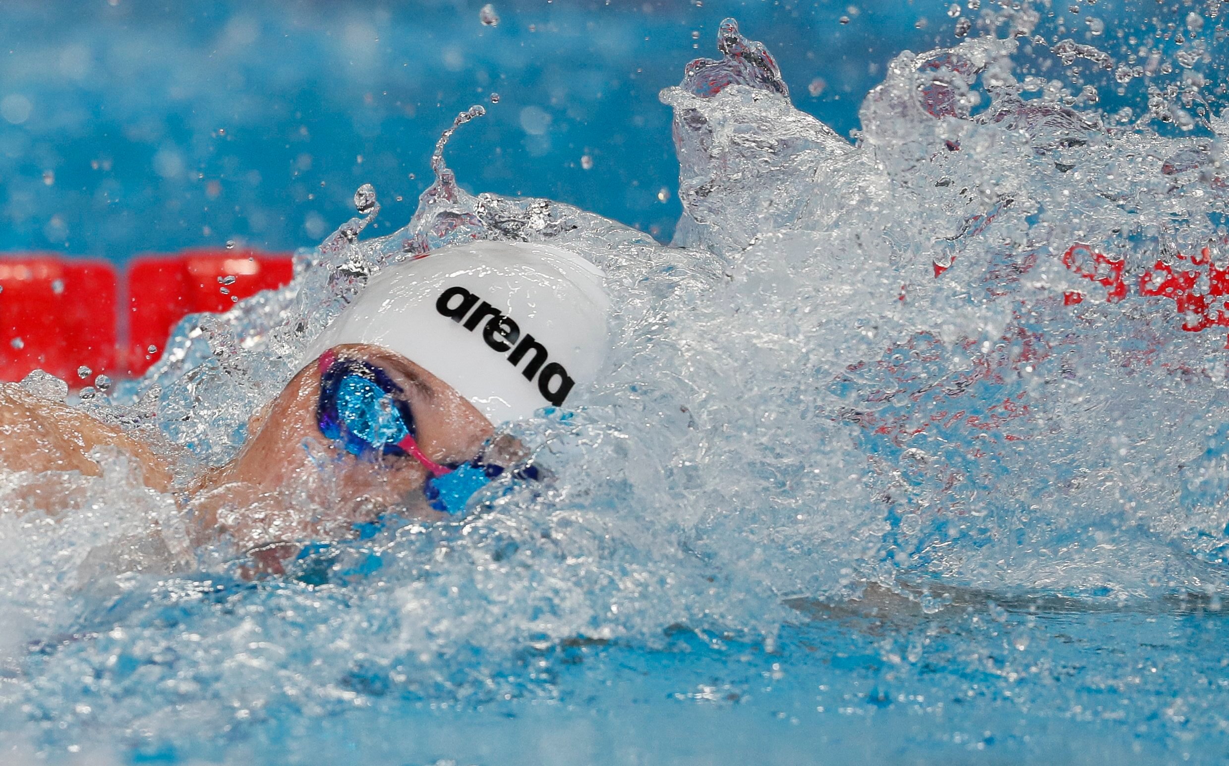 Siobhan Bernadette Haughey competes in the Women’s 100m Freestyle Final at the Fina World Aquatics Championships in Doha, Qatar, in February. Photo: EPA-EFE