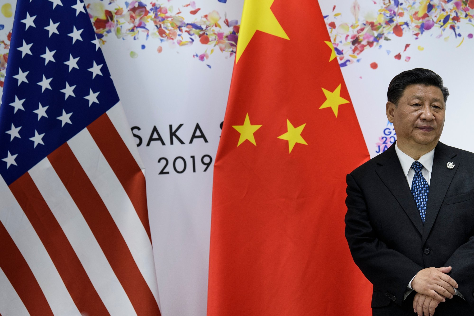 Chinese President Xi Jinping waits for a meeting with then US president Donald Trump on the sidelines of the G20 summit in Osaka, Japan, on June 29, 2019. Photo: AFP