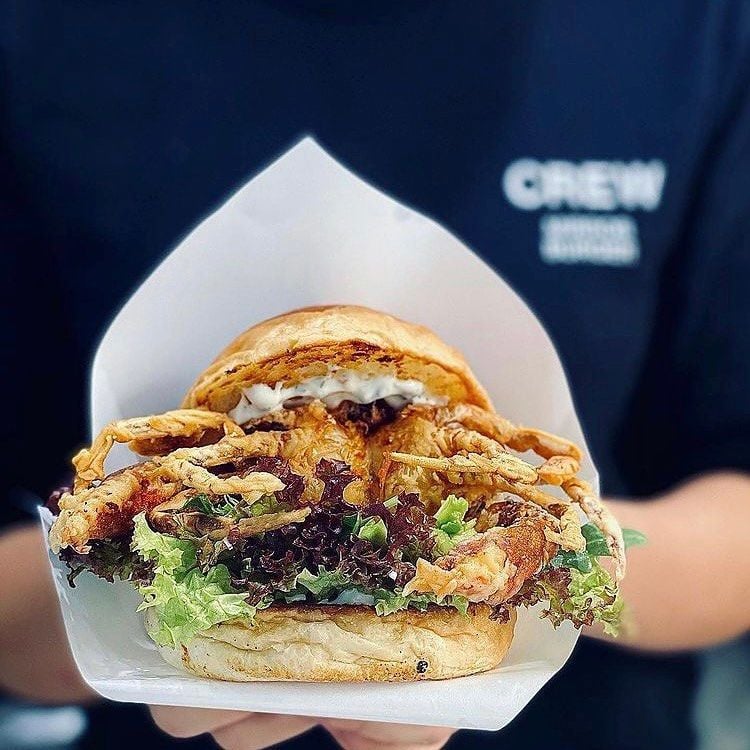 A burger at Mirror Burger in Sai Ying Pun, Hong Kong. Photo: Mirror Burger