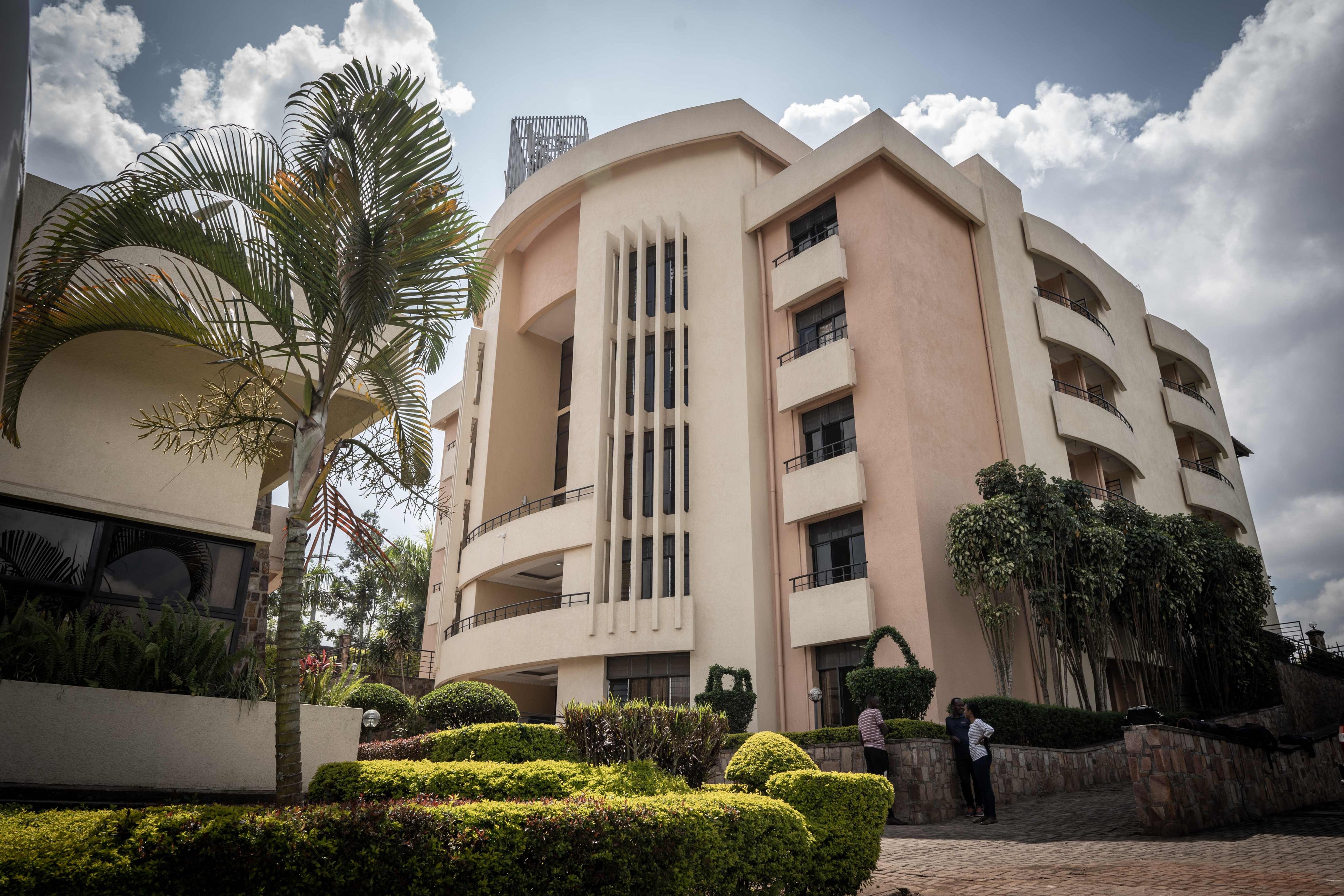 A building in Kigali, Rwanda, that was intended to house migrants deported from the UK. Photo: AFP