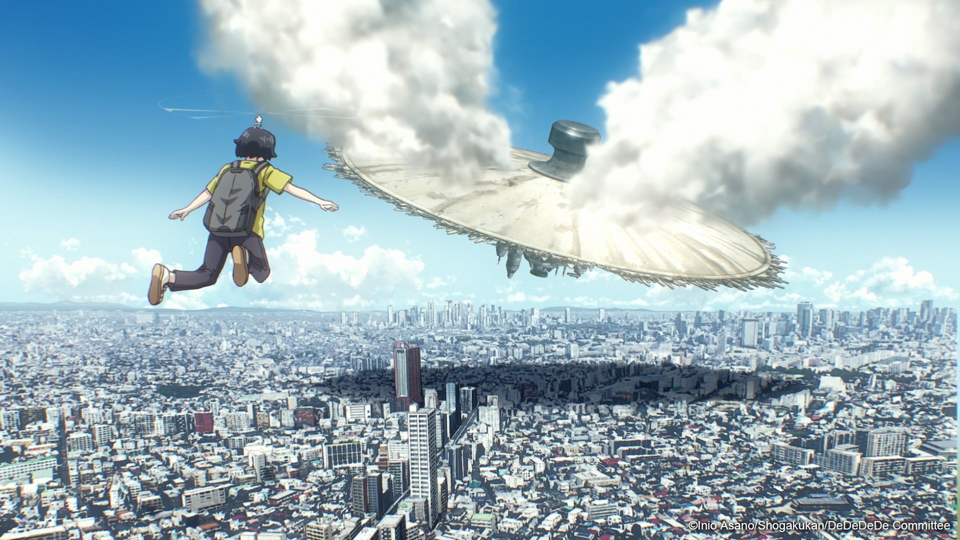 A still from Dead Dead Demon’s Dededede Destruction Part 2. Image: Inio Asano/Shogakukan/Dededede Committee.