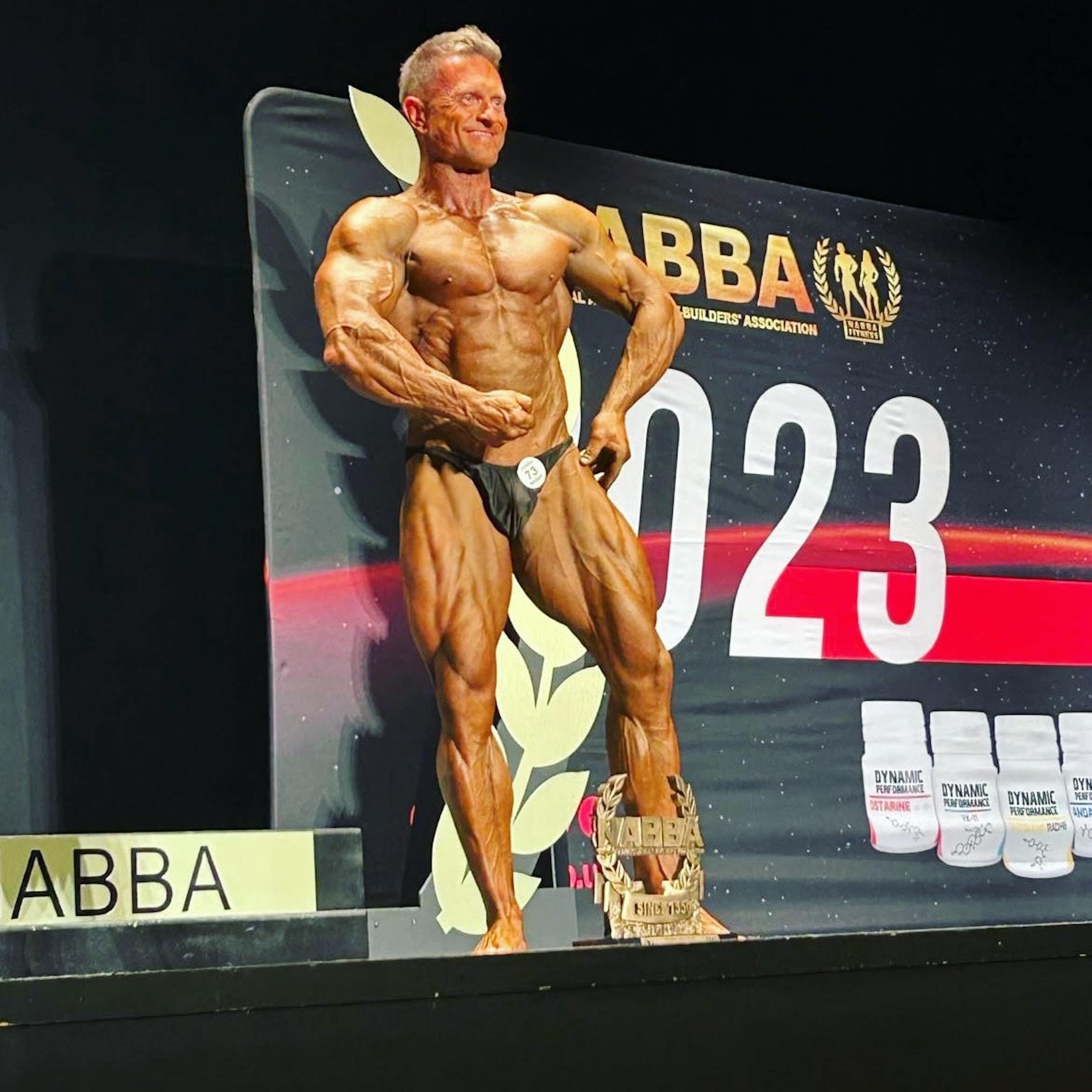 Bodybuilder Mark Taylor, 52, credits winning the Mr Universe Masters Over 45 title to a high-carbohydrate diet. Photo: Mark Taylor