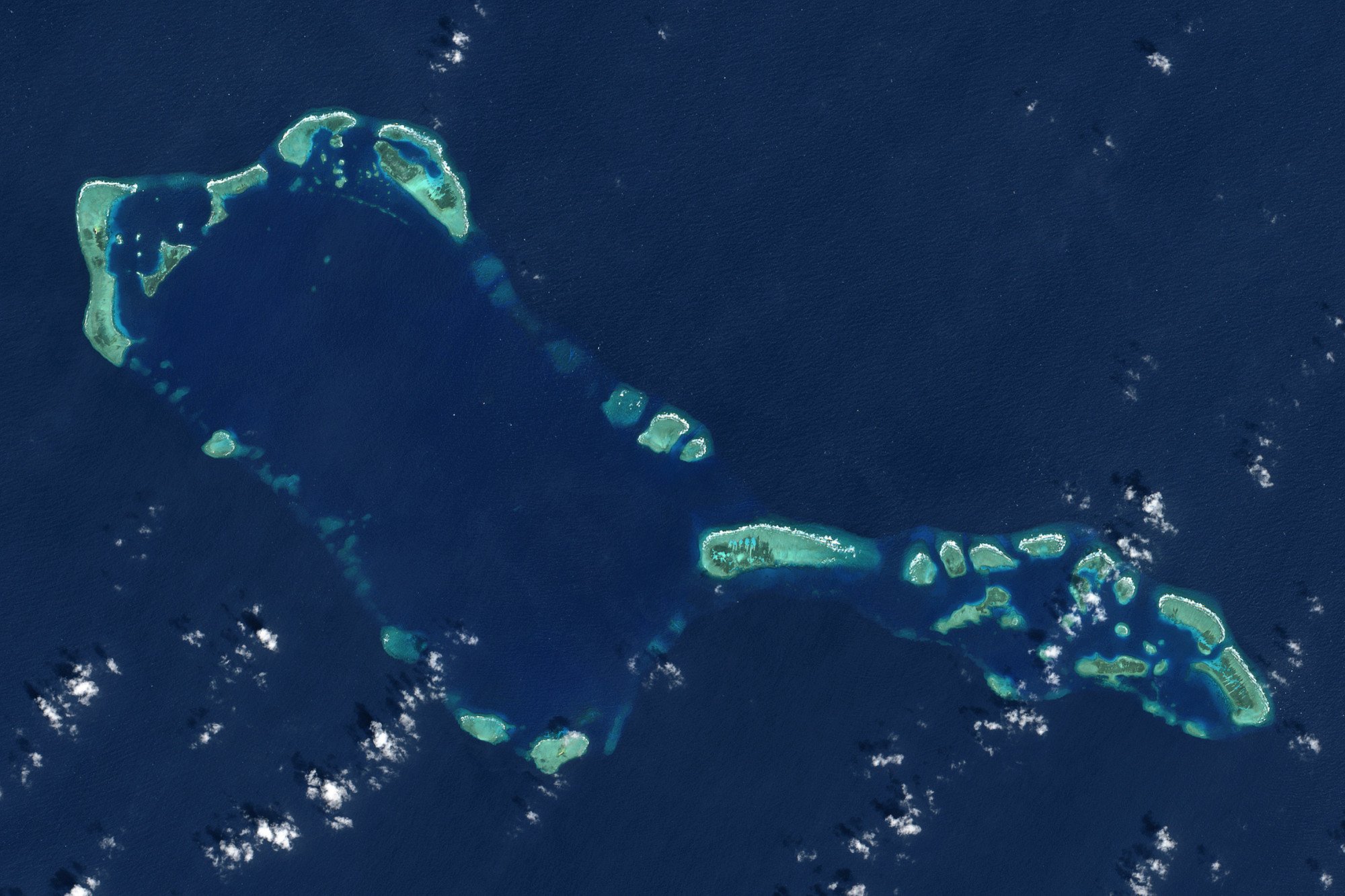 The disputed Sabina Shoal in the Spratly Islands. Photo: Gallo Images via Getty Images