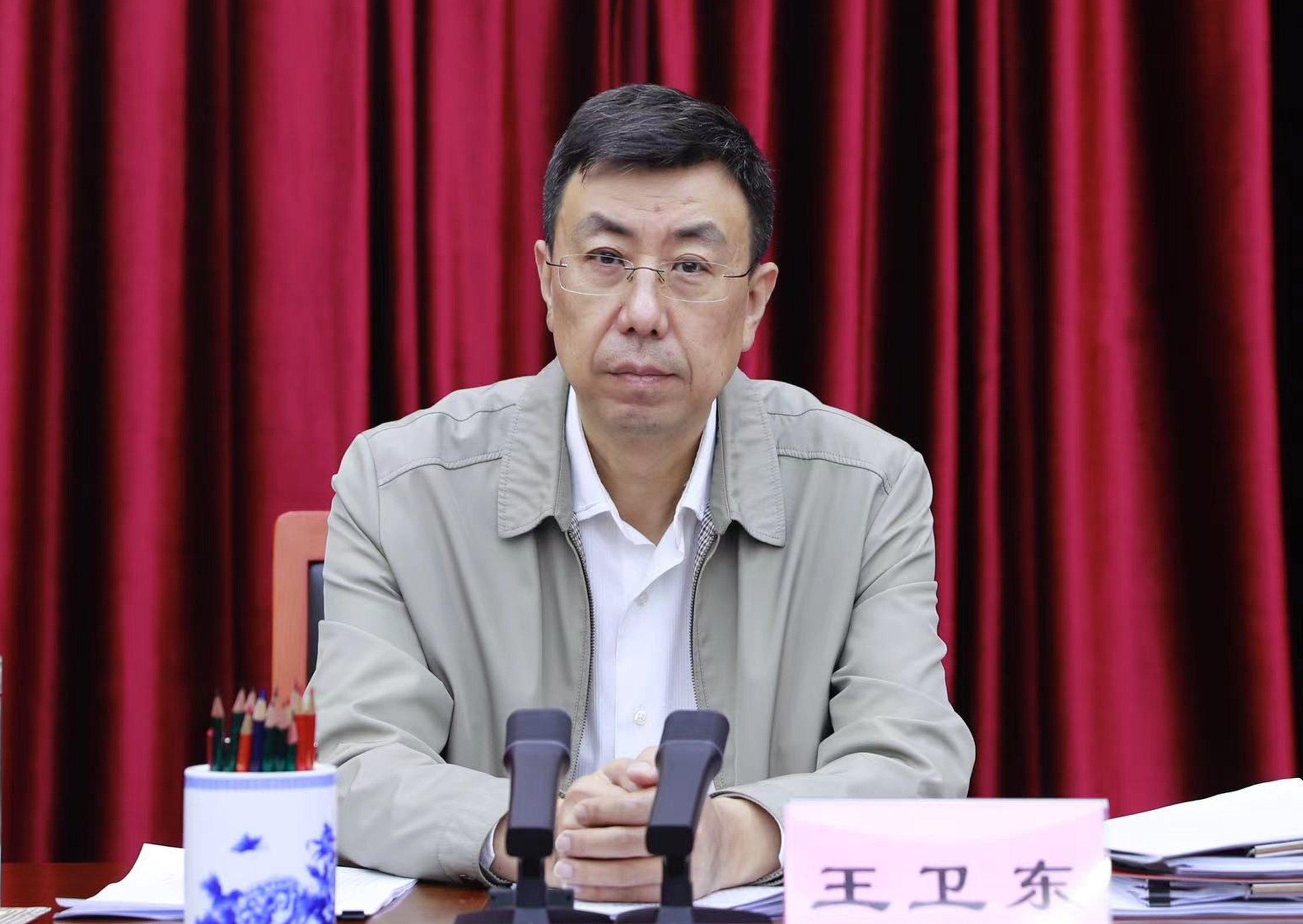 Wang Weidong, 56, former anti-corruption chief in Tibet, has been announced as party secretary of the new “Central Financial Discipline Inspection and Supervision Working Commission”. Photo: Weibo/人世间一迷途小书虫