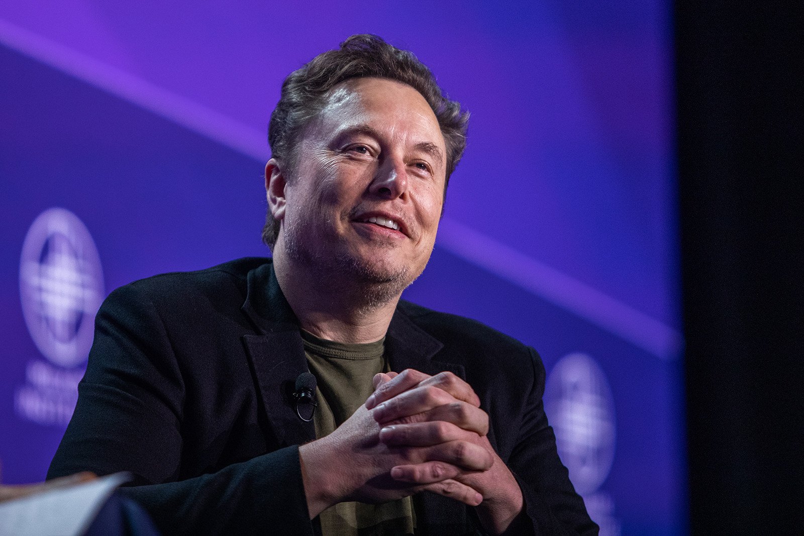 Elon Musk speaks at the Milken Institute’s Global Conference at the Beverly Hilton Hotel in Los Angeles, California, May 6, 2024. Photo: Getty Images/TNS