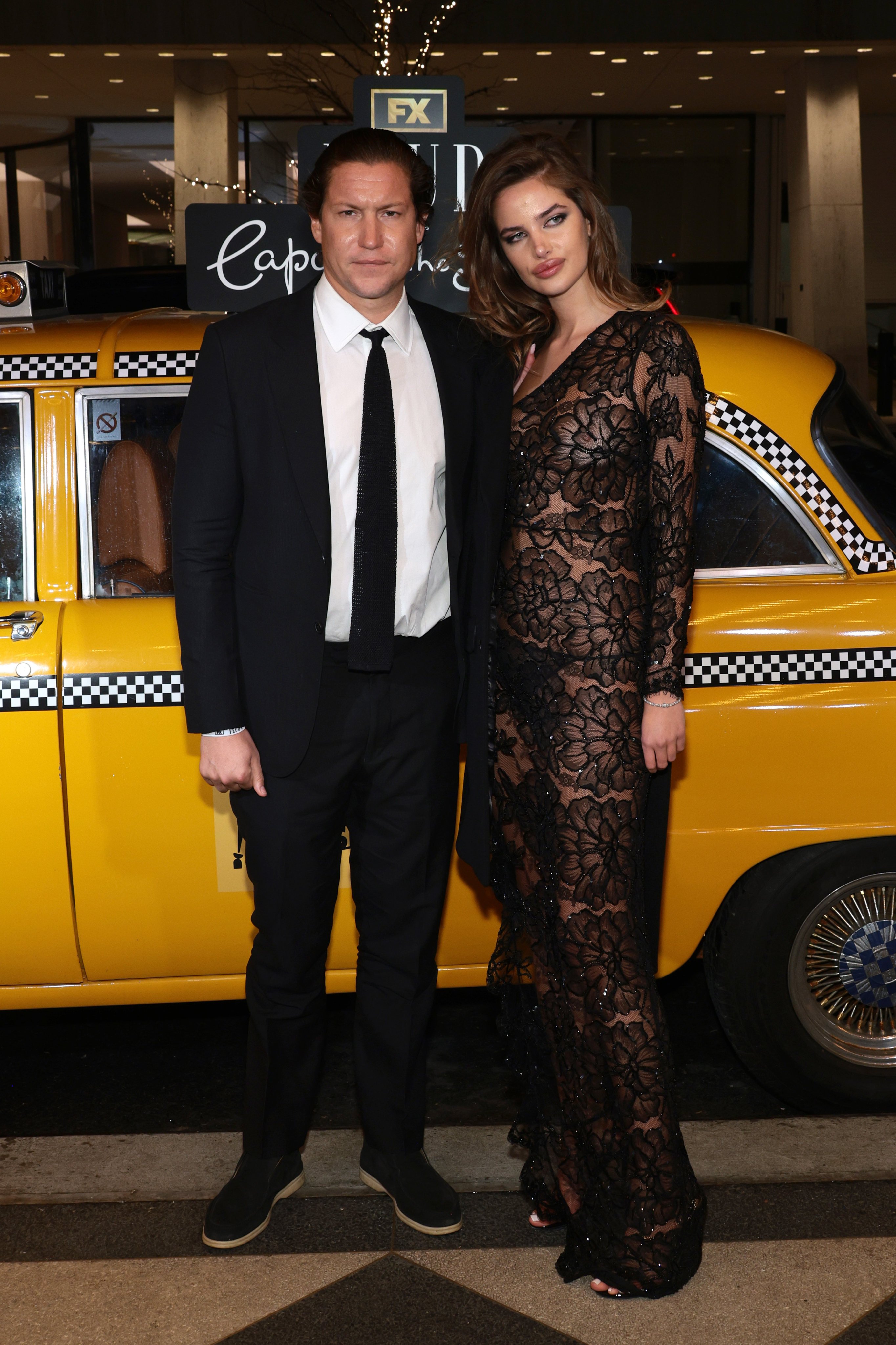 Vito Schnabel (Left) and Helena Althof attend the premiere after party of FX’s Feud: Capote vs The Swans New York’s Plaza Hotel in January. Photo: Getty Images