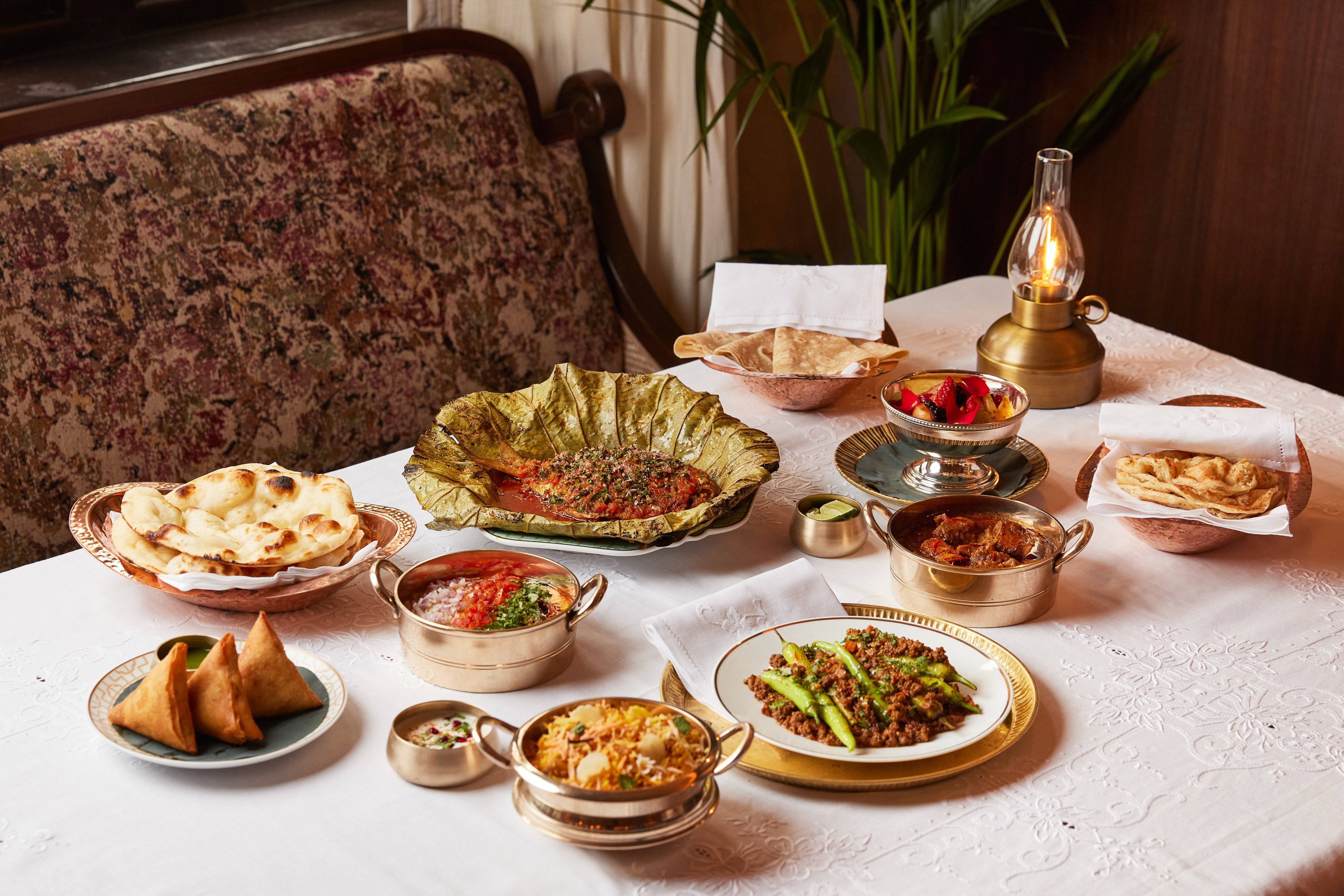 A spread of dishes at Prince and the Peacock in Tai Kwun, Central, one of a number of Hong Kong restaurants presenting more regional dishes from India, some faithful, others more innovative. Photo: Handout