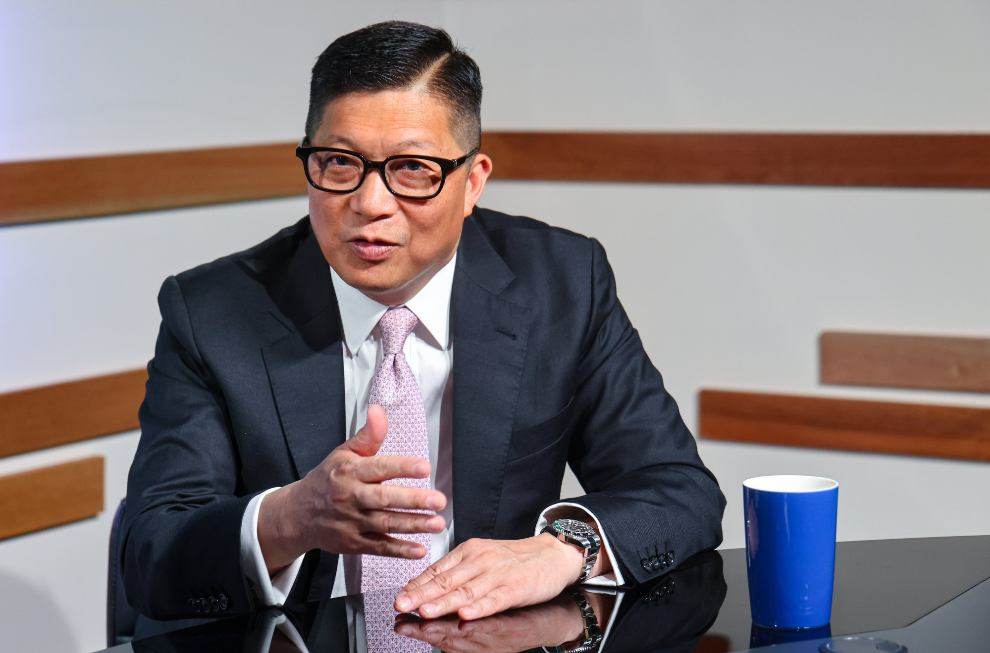 Security secretary Chris Tang says facial recognition technology for CCTV cameras will be a valuable addition to the police arsenal in the fight against crime. Photo: Dickson Lee