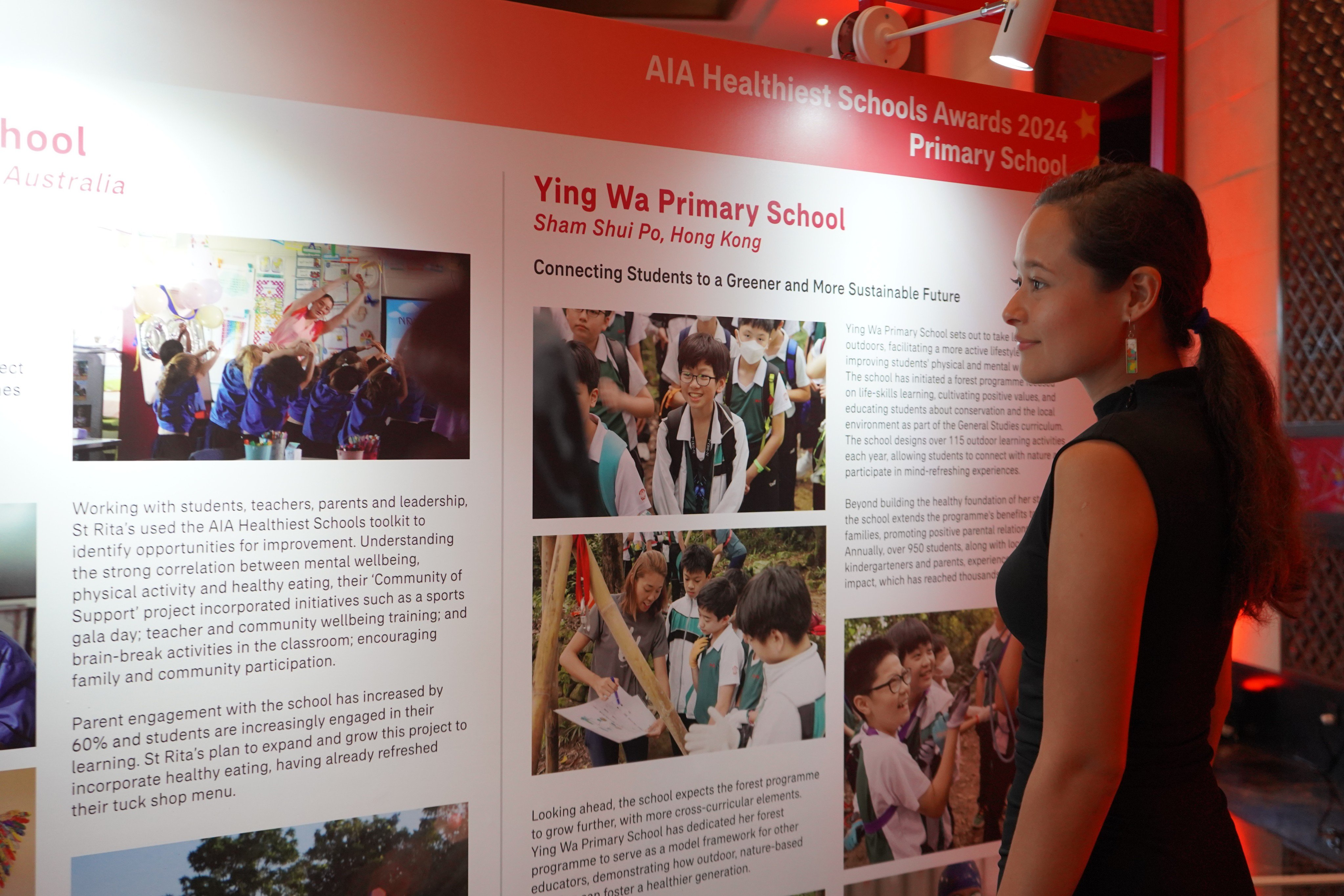 The competition’s ambassador, Melati Wijsen, has praised the Hong Kong team for their unique forest programme aimed at connecting pupils to a greener future. Photo: Kelly Fung