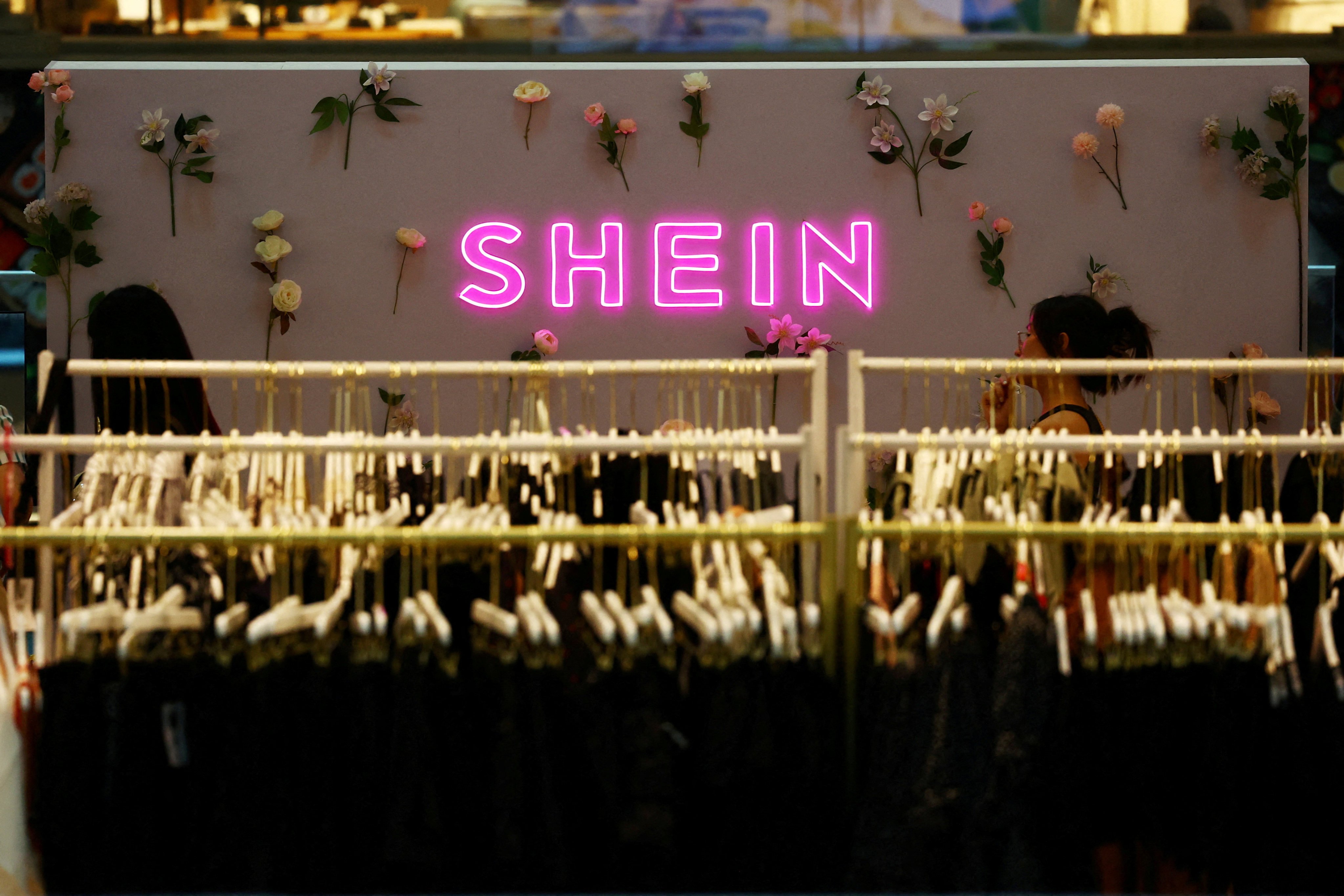 A view of a Shein pop-up store at a mall in Singapore April 4, 2024. Photo: Reuters
