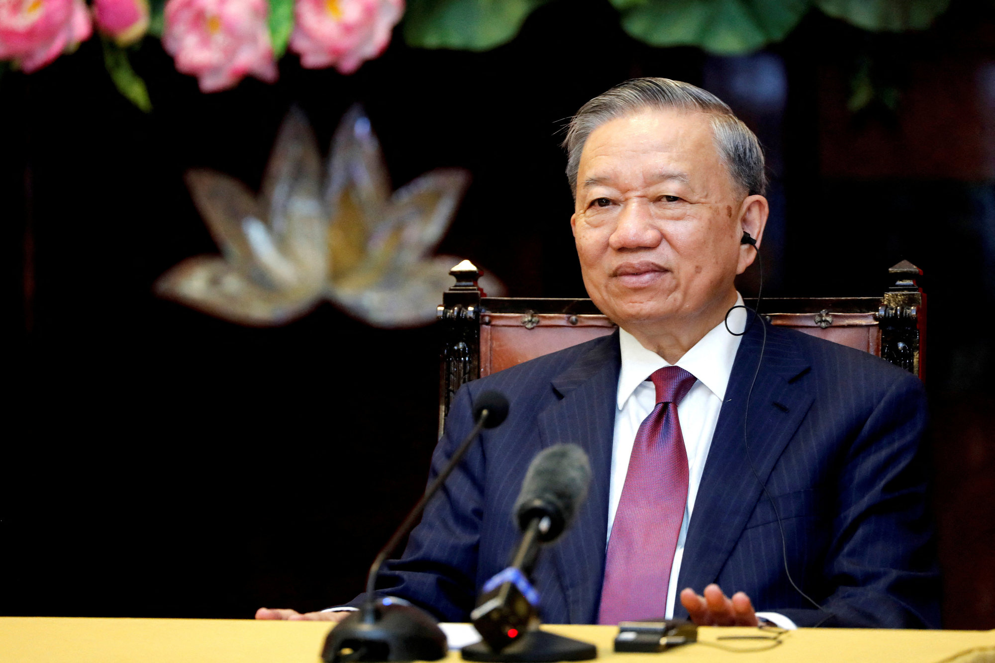 Vietnamese President To Lam has temporarily taken over Trong’s duties. Photo: via Reuters