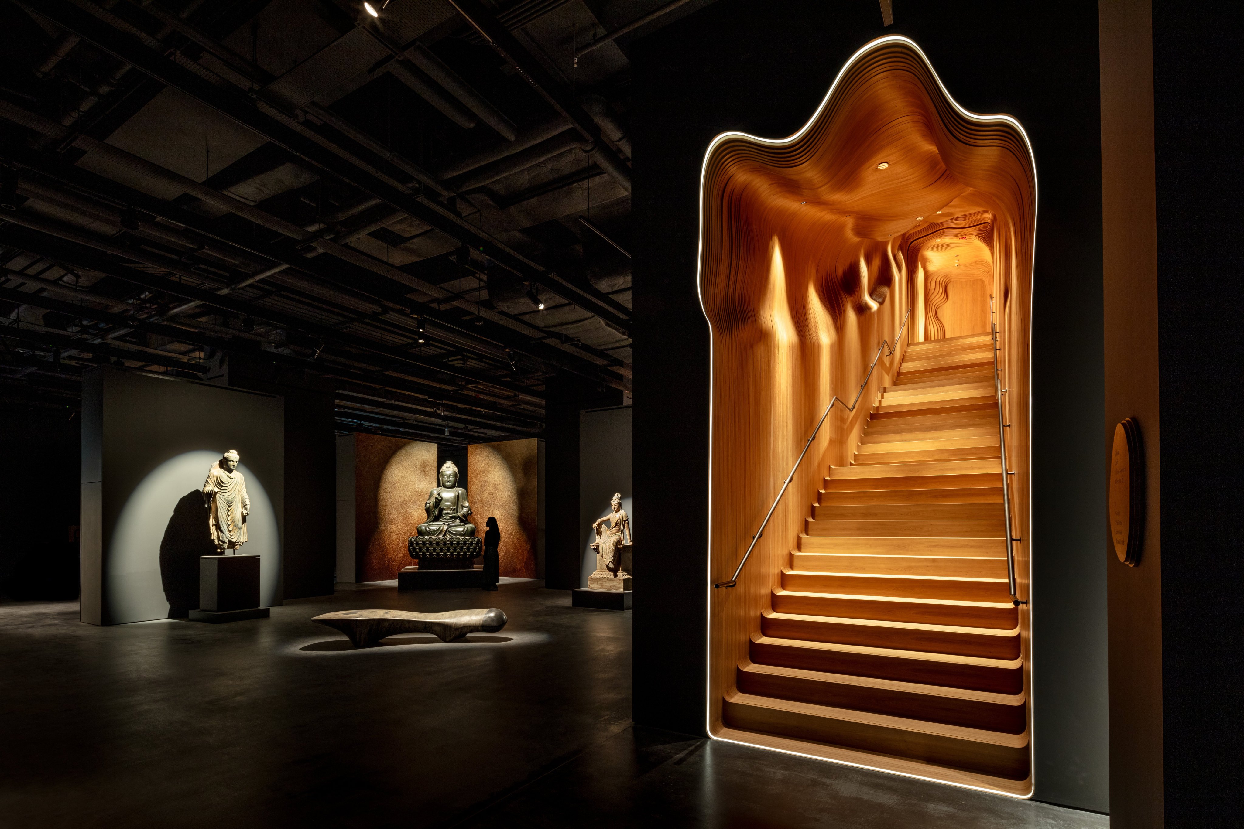 Exhibits in the “Bodhi: Masterpieces of Monumental Buddhist Art” show at at Sotheby’s Maison, in Landmark Chater, Central. Photo: Sotheby’s Maison