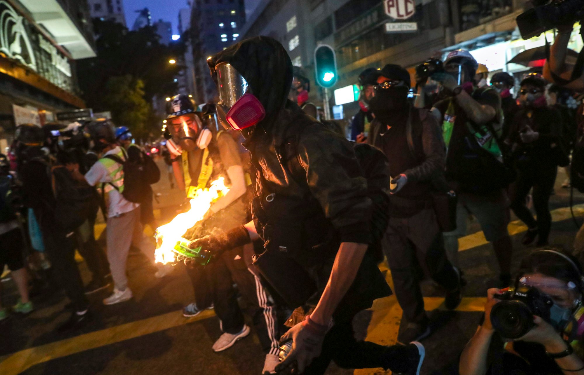 According to the minister, police have arrested just more than 10,000 people over the protests, with about 3,000 of them having been prosecuted. Photo: Sam Tsang