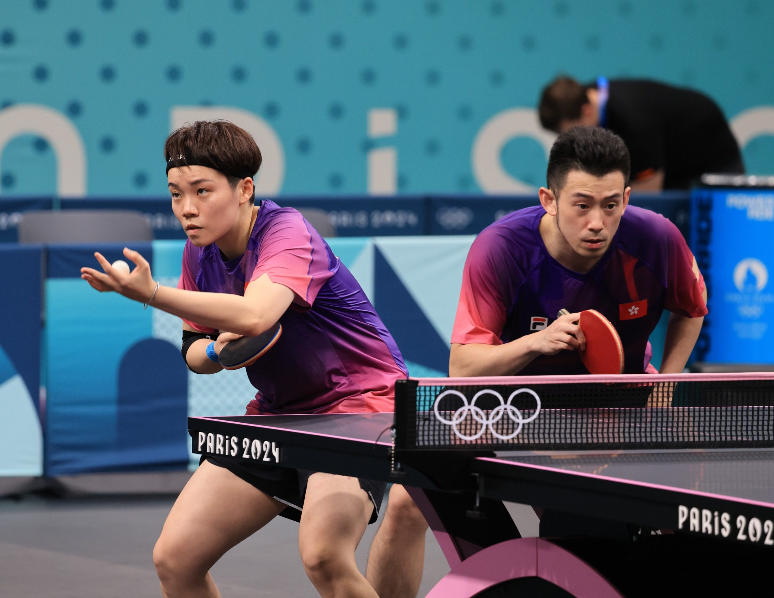 Hong Kong mixed doubles pair Doo Hoi-kem (left) and Wong Chun-ting will face Hungary’s world No 12-ranked Nandor Ecseki and Dora Madarasz in the first round. Photo: Mike Chan