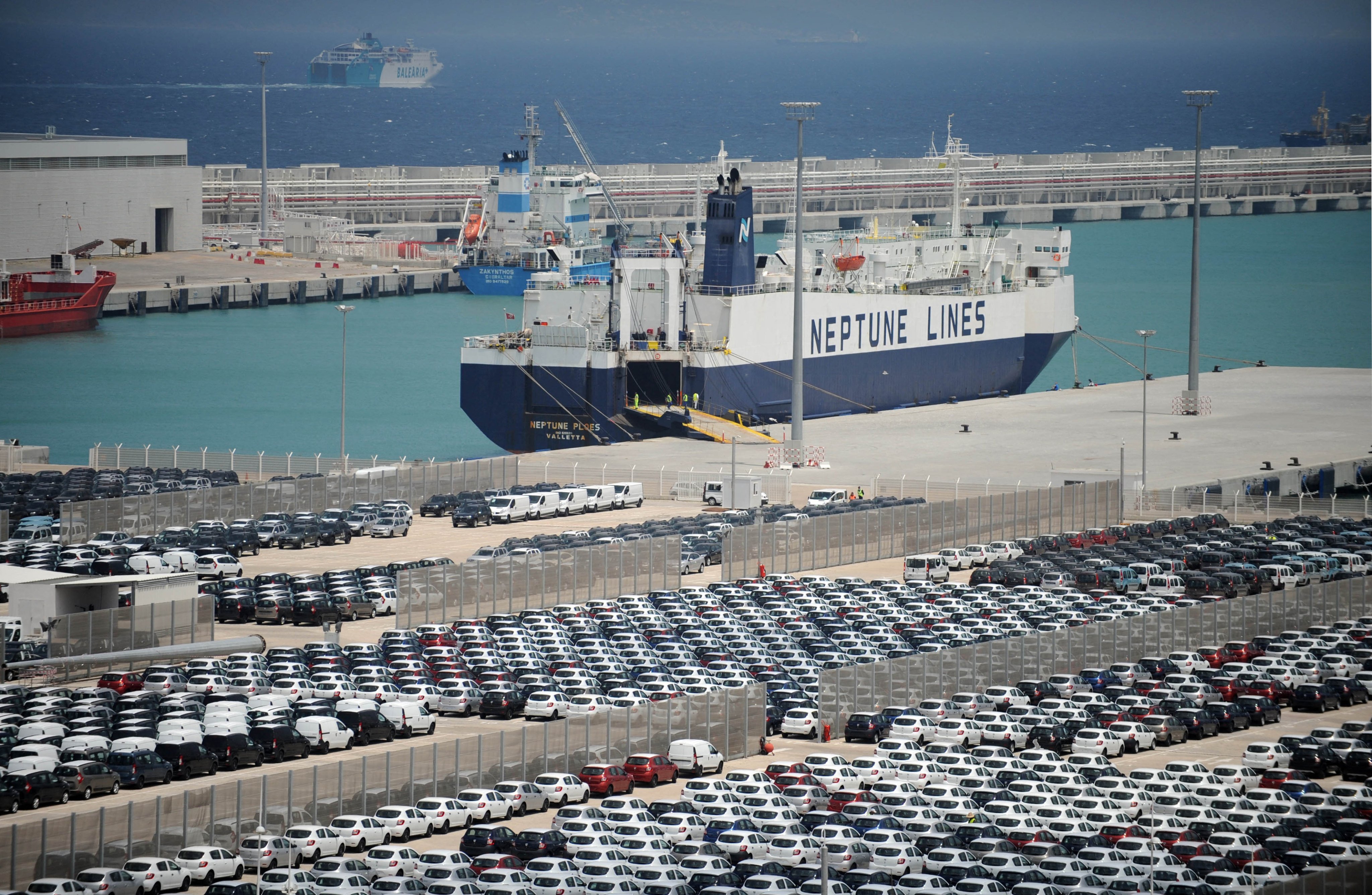 Morocco, home to the Tanger Med port on the Strait of Gibraltar, is already a major car manufacturing hub for European auto giants such as Renault. Photo: AFP