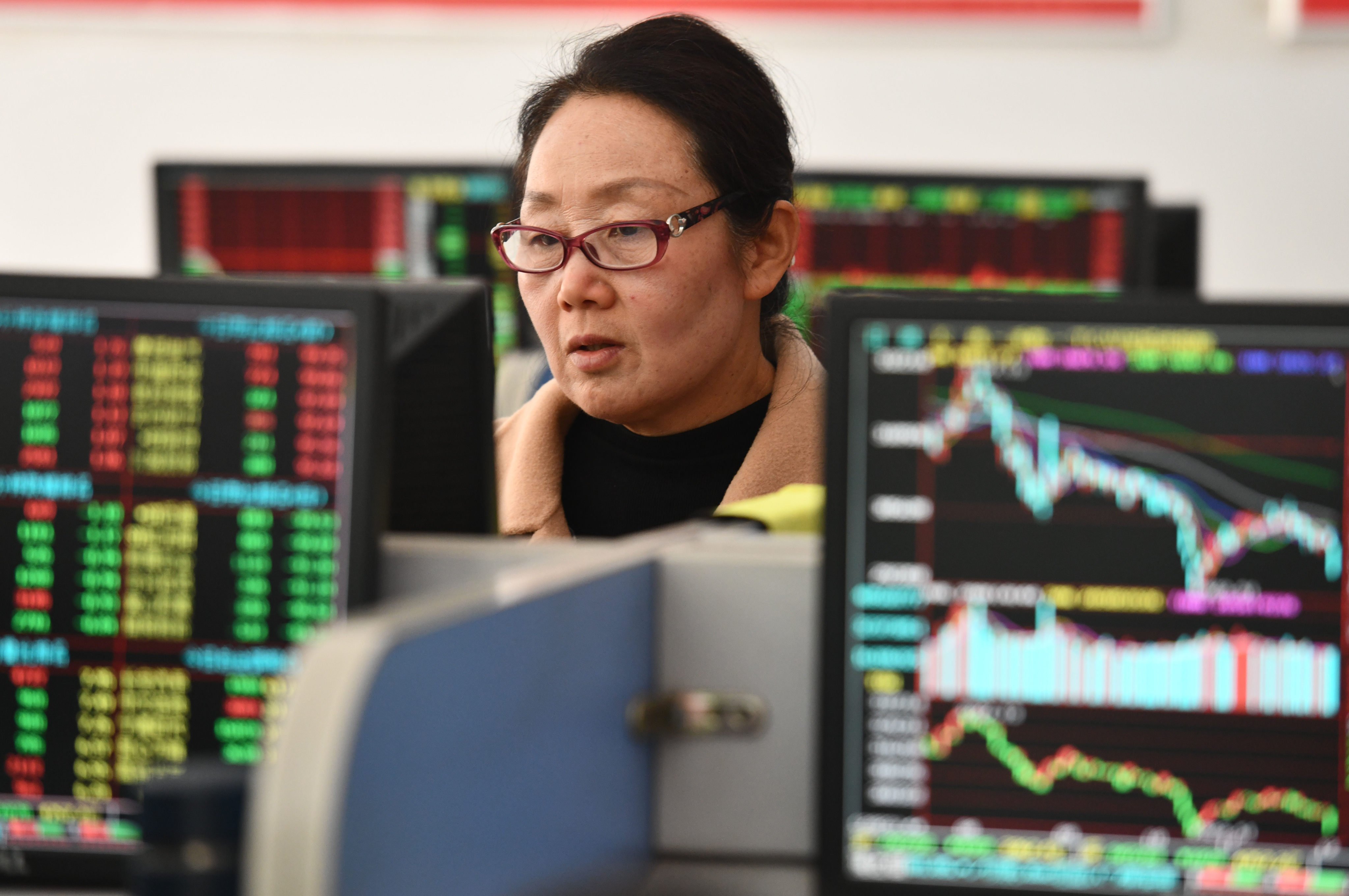 China’s stock traders have seen their investments evaporate because of poorly performing markets. Photo: Getty Images