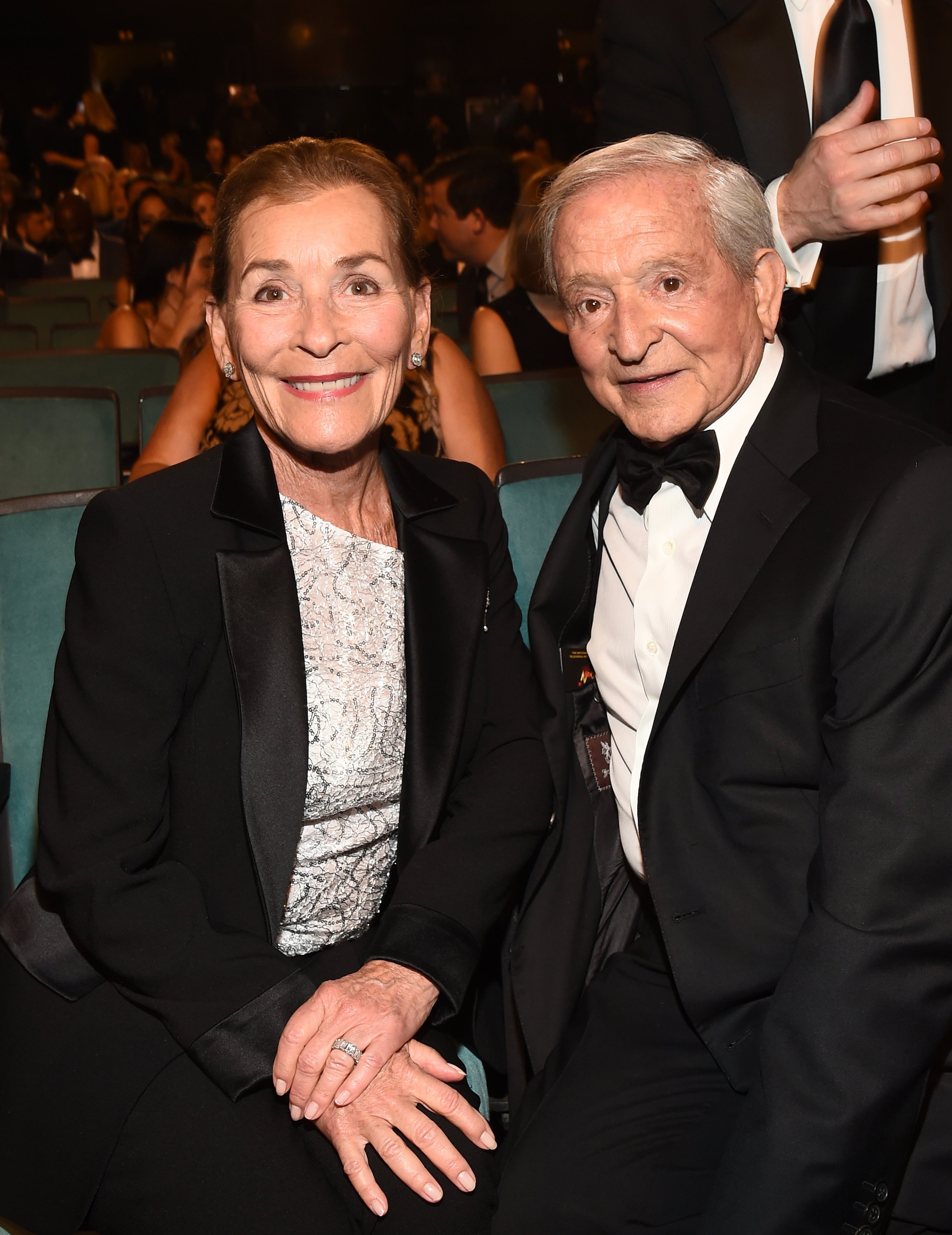 Judge Judy Sheindlin and her husband Jerry Sheindlin at a black-tie event. Photo: Getty Images