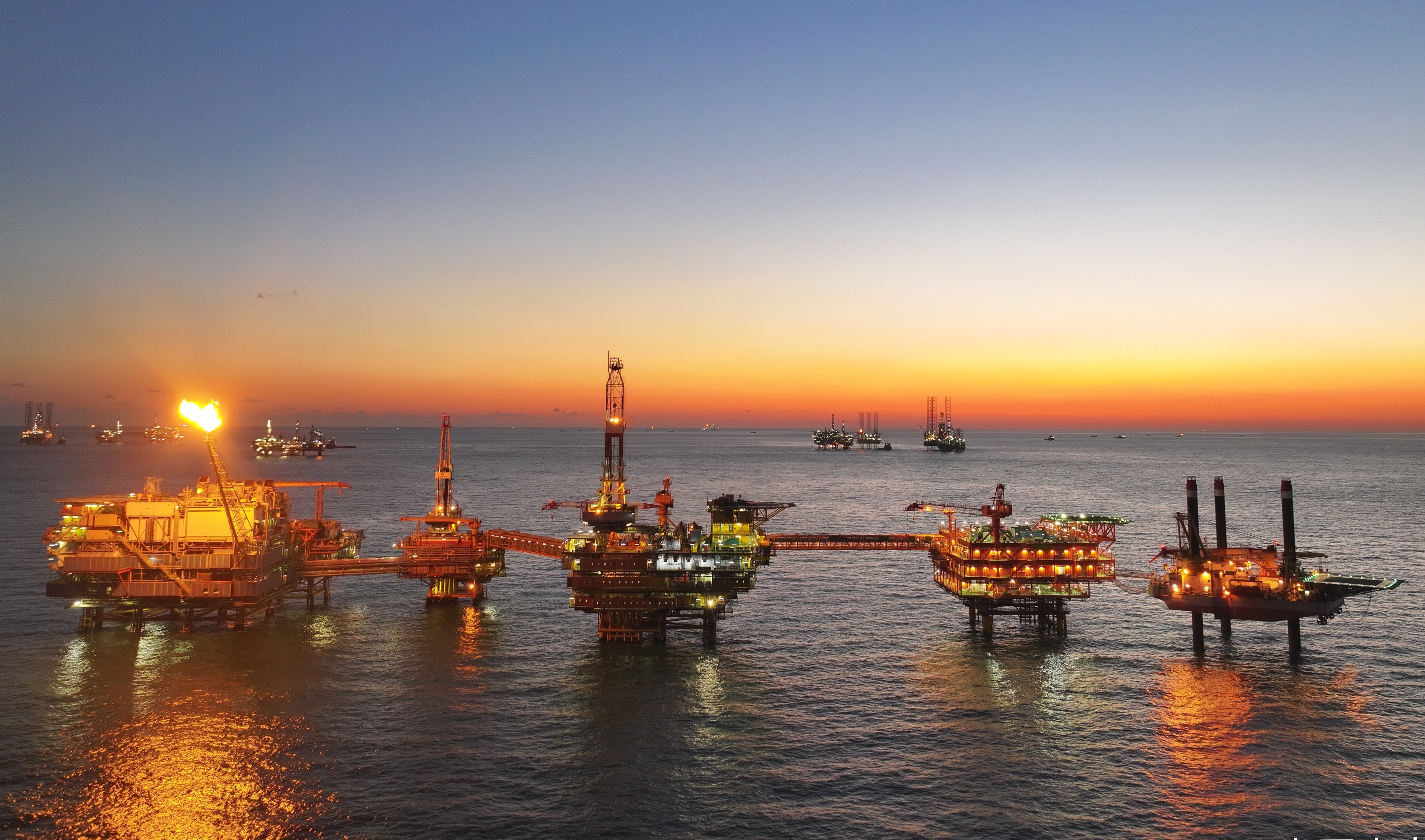 China’s largest self-operated offshore oilfield, Suizhong 36-1, has become its first offshore oilfield to produce over 100 million tonnes of crude oil, operator CNOOC said last month. The oilfield in Bohai Bay boasts a daily production of over 8,900 tonnes. Photo: CNOOC