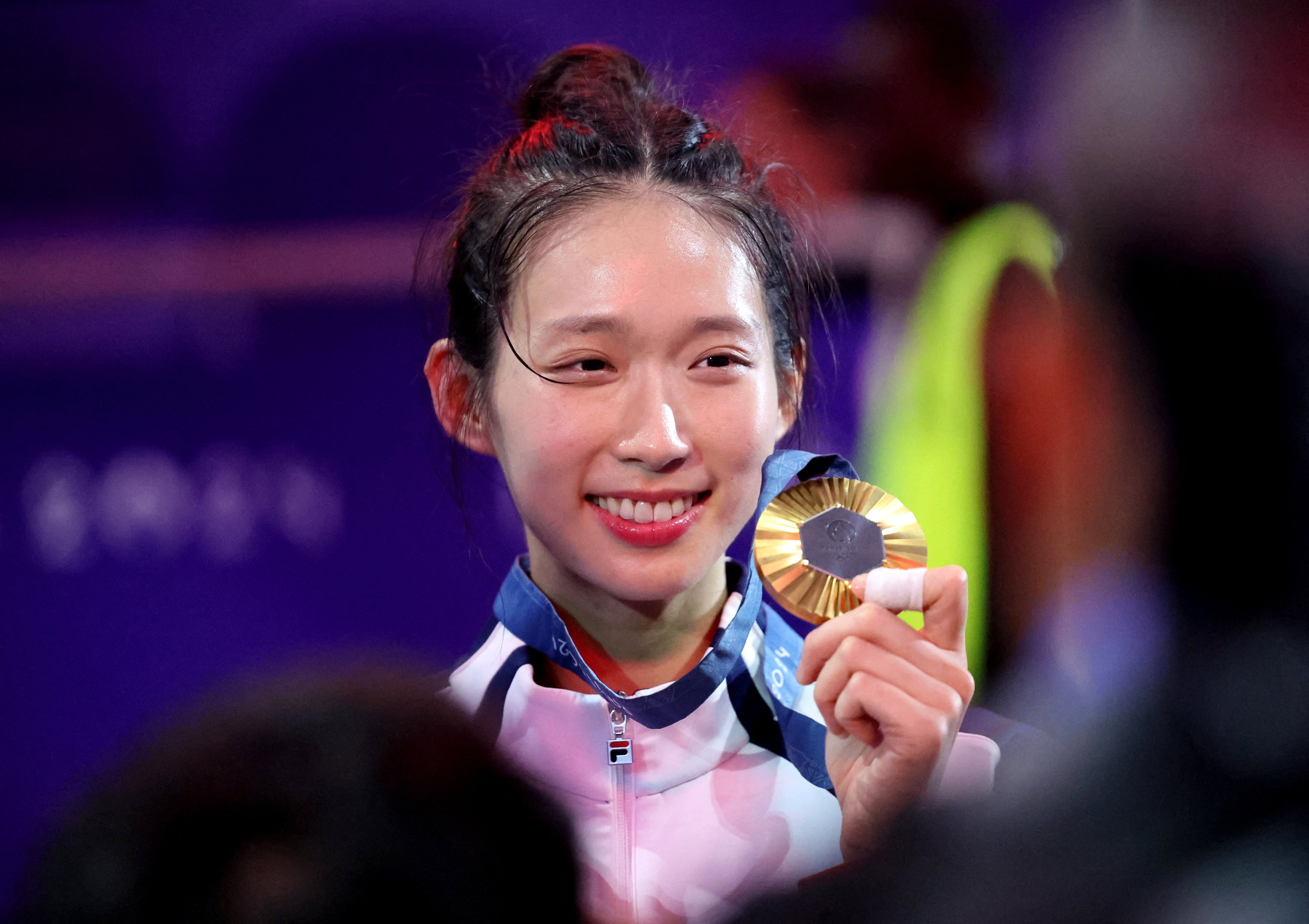 Vivian Kong is the pride of Hong Kong after winning the city’s first gold medal at the Paris Olympic Games. Photo: Reuters