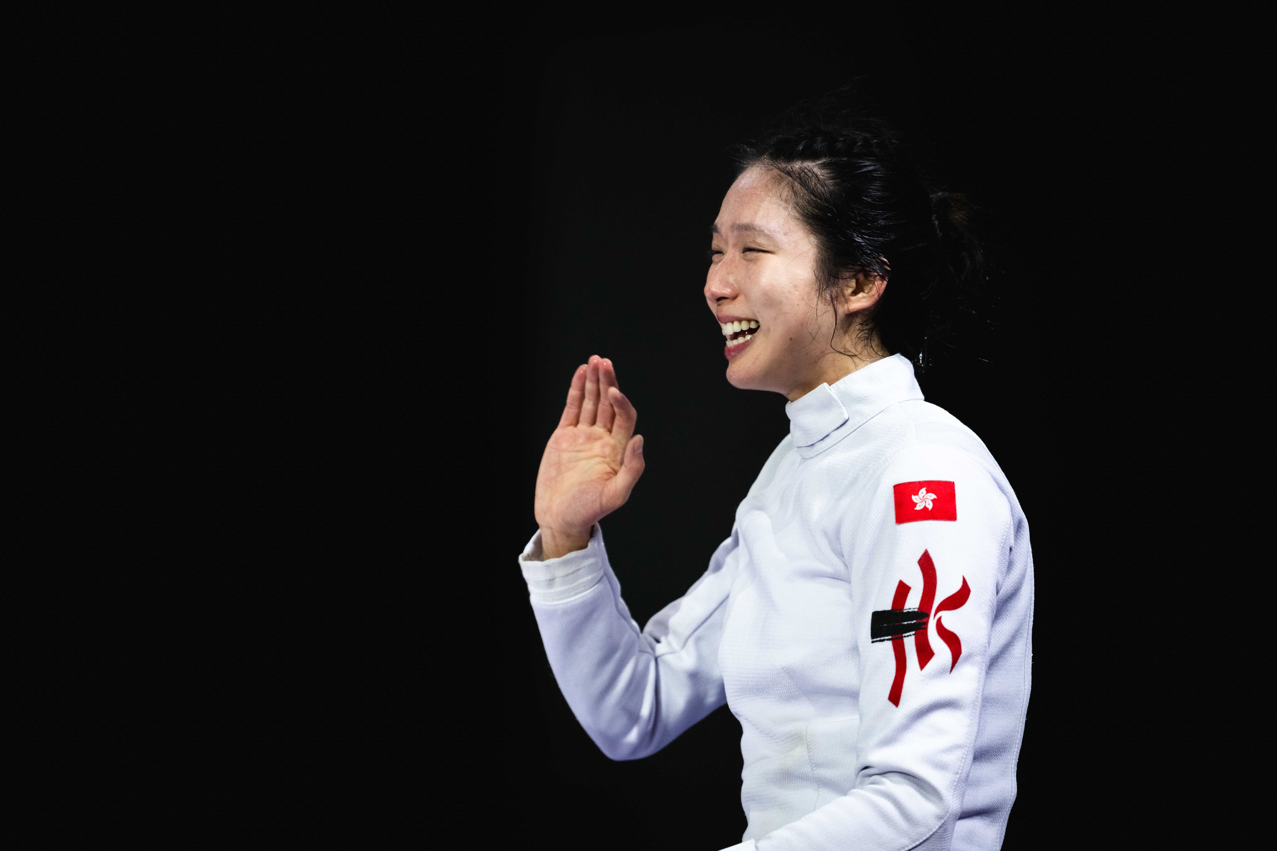 Vivian Kong said she drew on the “Hong Kong spirit” to bring home her Olympic gold. Photo: SF&OC