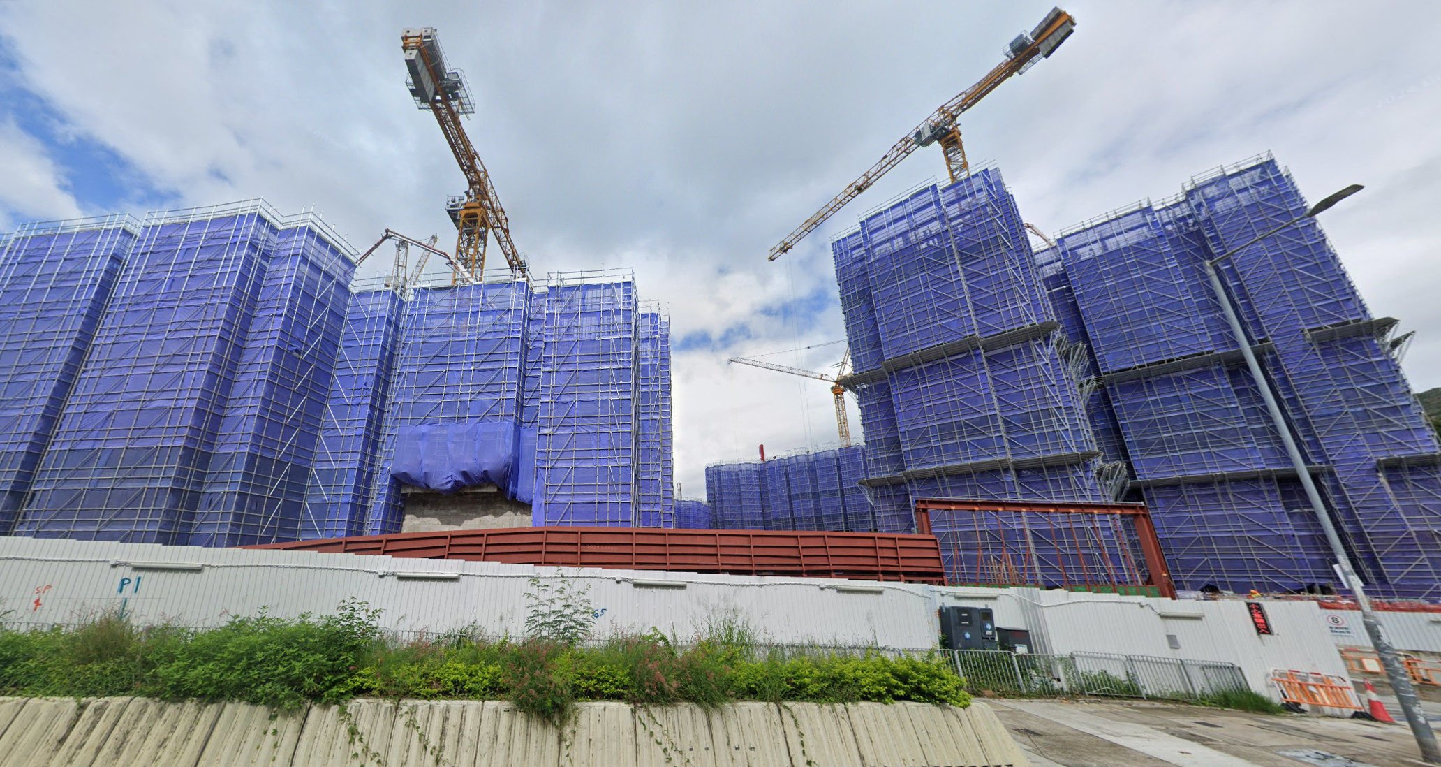 The construction site of 496 So Kwun Wat road in Tuen Mun, jointly developed by Sun Hung Kai Properties (SHKP) and Hanison Construction Holdings. Photo: Google Map