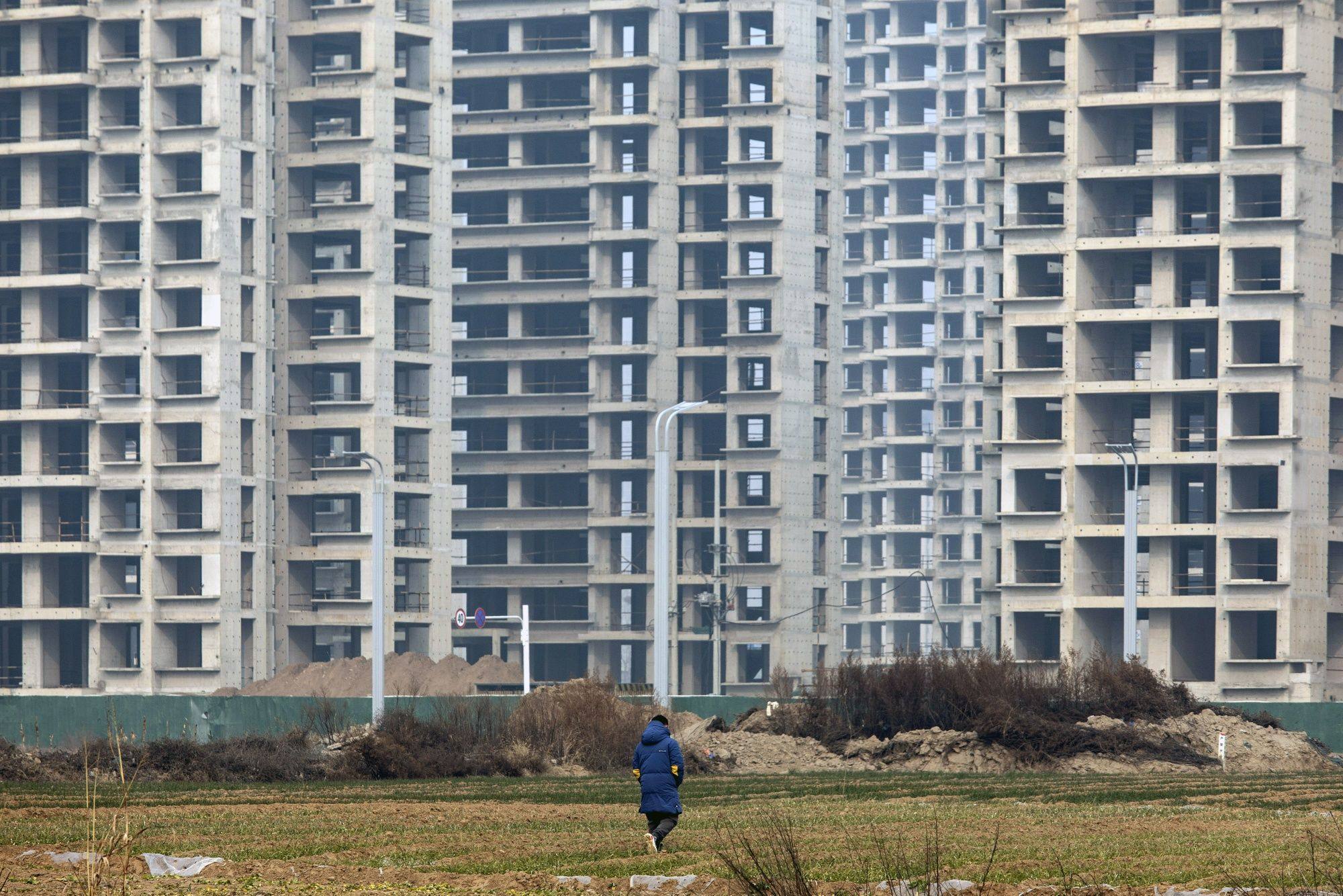 As China tackles its property crisis, China’s small banks have appeared to show more vulnerability than larger banks. Photo: Bloomberg