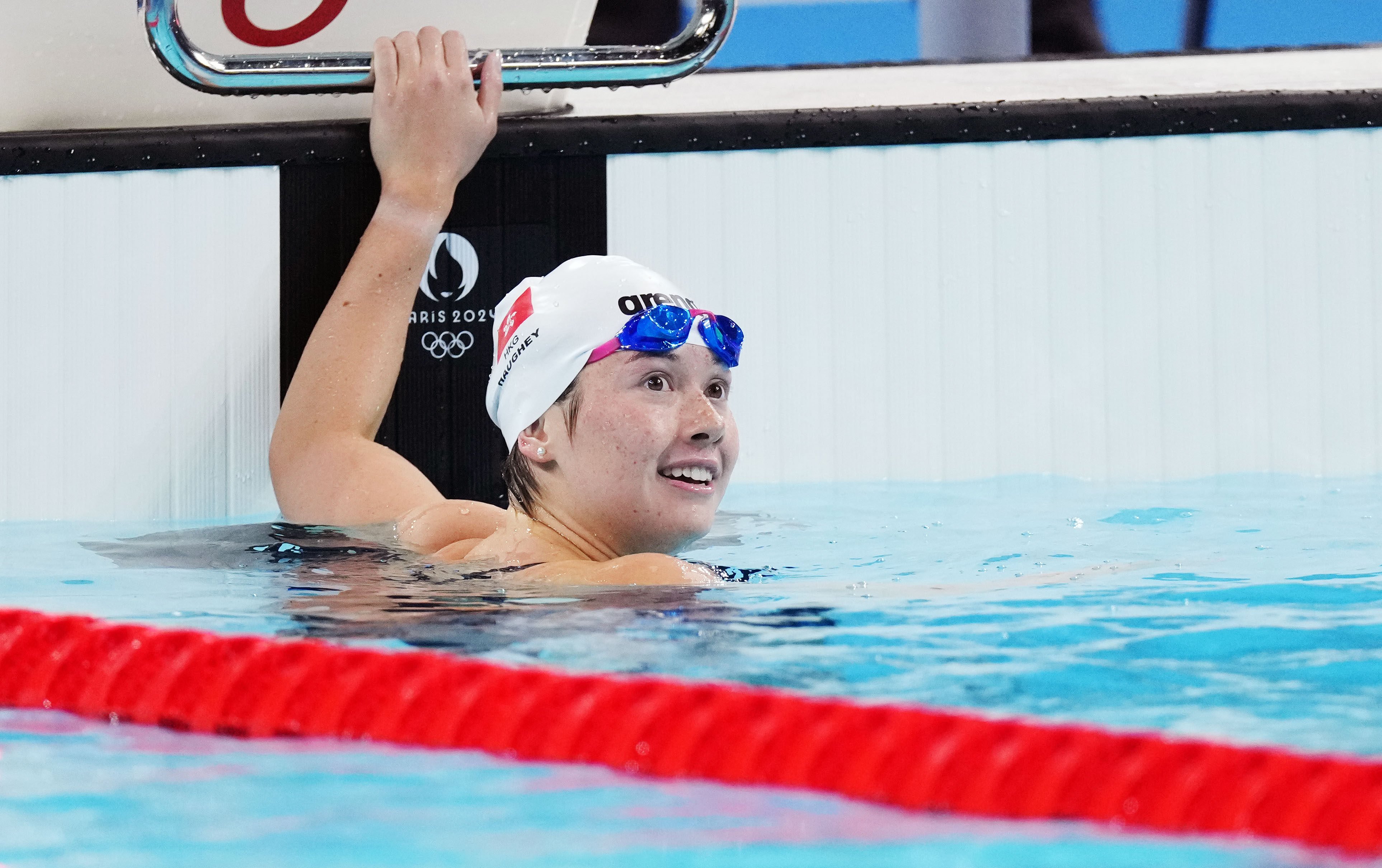 Siobhan Haughey is back in action and looking to win her second medal at the Paris Olympics, in the 100m freestyle. Photo: Xinhua