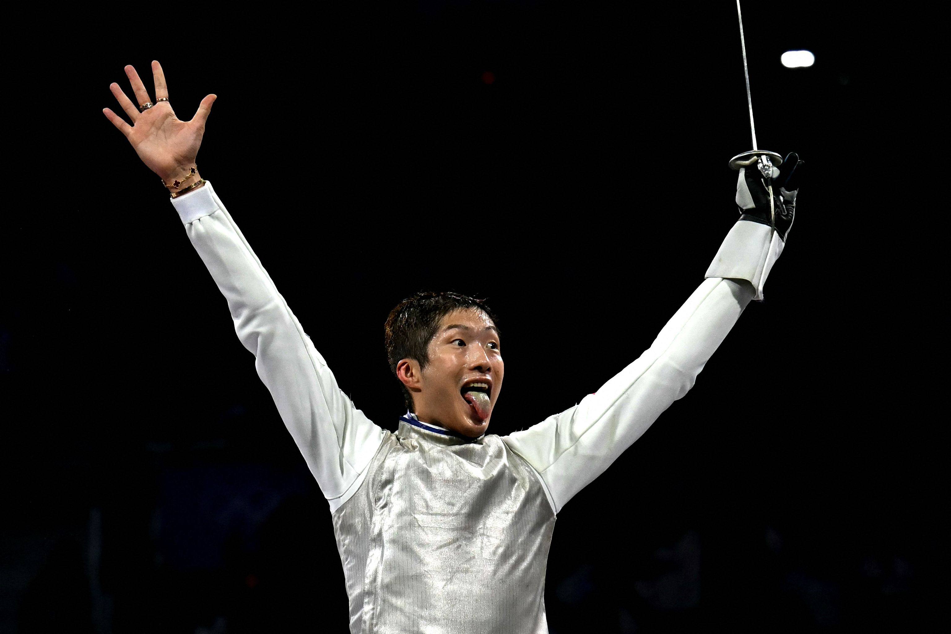 Hong Kong’s Cheung Ka-long has won the city’s second gold medal at the Paris Olympics. Photo: AFP