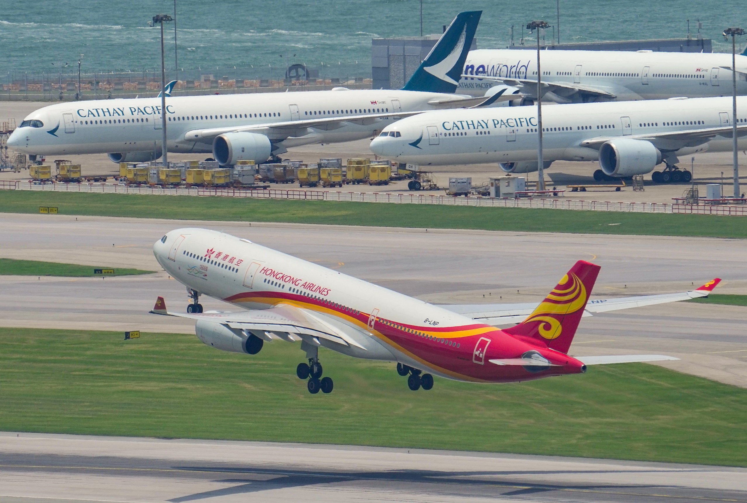 Hong Kong Airlines confirmed a dispute occurred between two passengers on flight 162 from Sanya to Hong Kong on Tuesday. Photo: May Tse