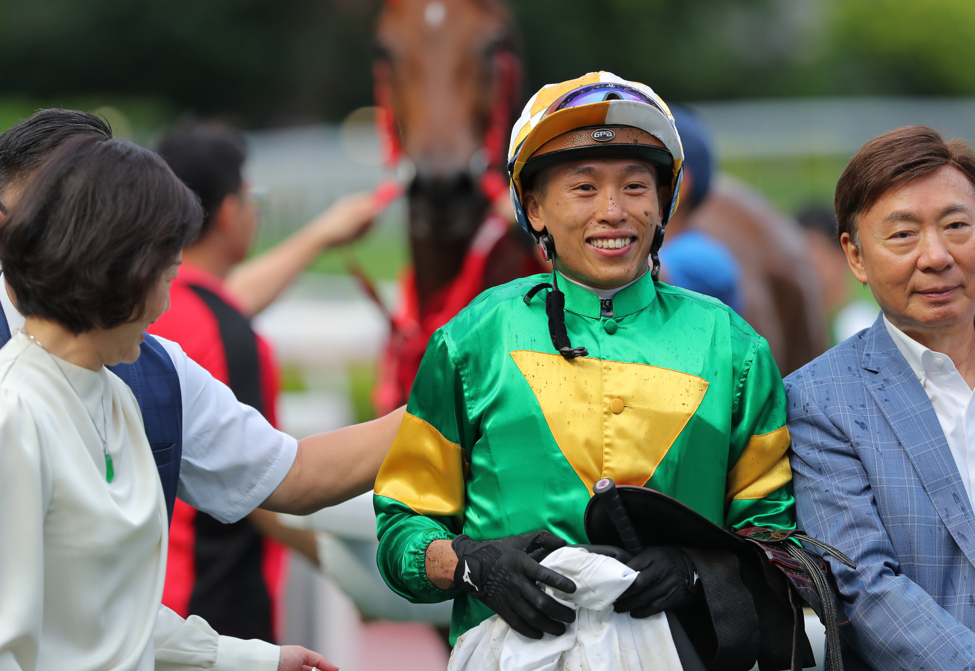 Vincent Ho continues his summer riding stint at Goodwood on Thursday.