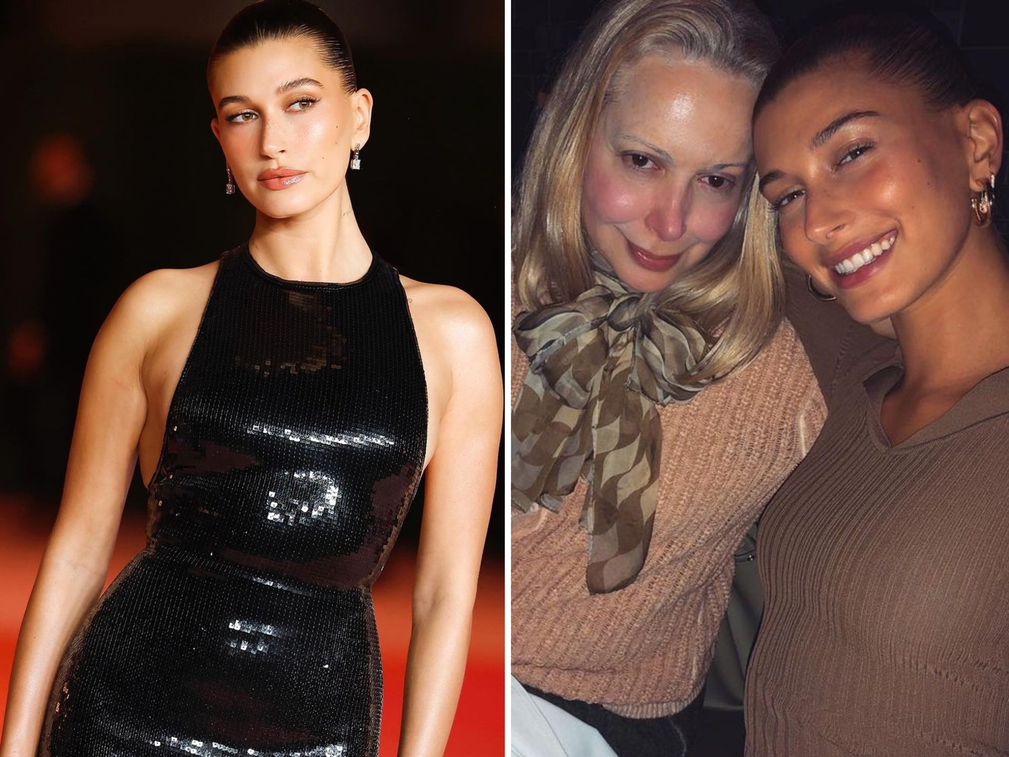 Hailey Bieber (left) is the second of Kennya Baldwin’s two daughters with American actor Stephen Baldwin. Photo: @haileybieber/Instagram