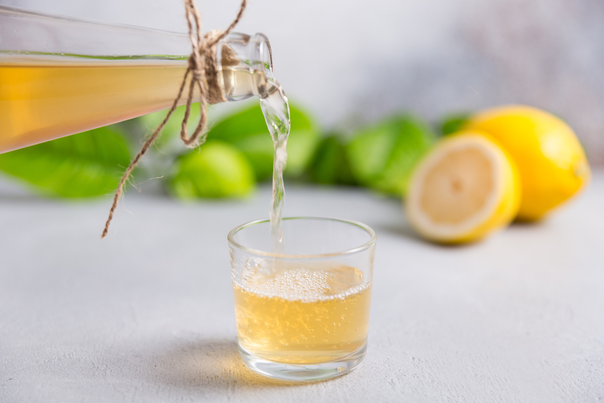 Homemade kombucha tea is a healthy natural probiotic drink. Photo: Getty Images