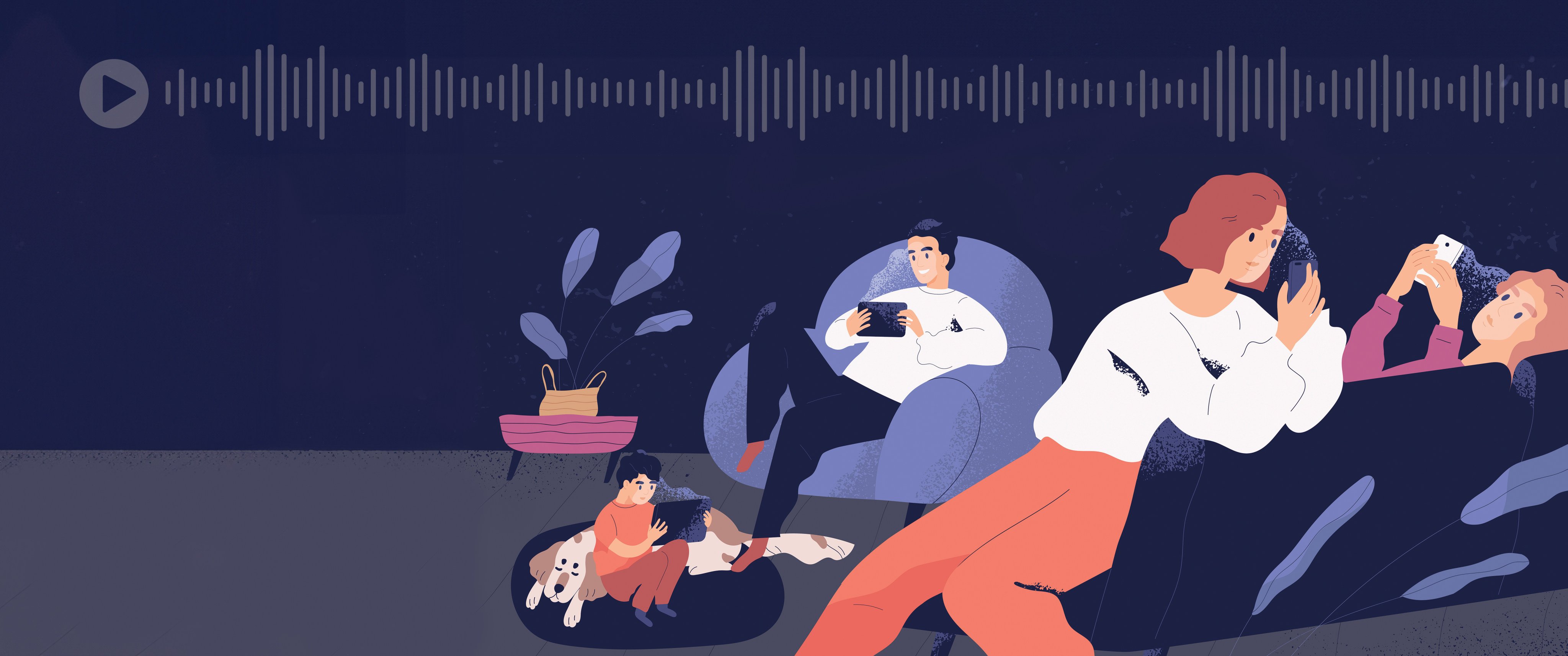 Scratching your head over podcasts that work for both you and the kid? We have five recommendations here, from musicals to crime. Photo: Shutterstock