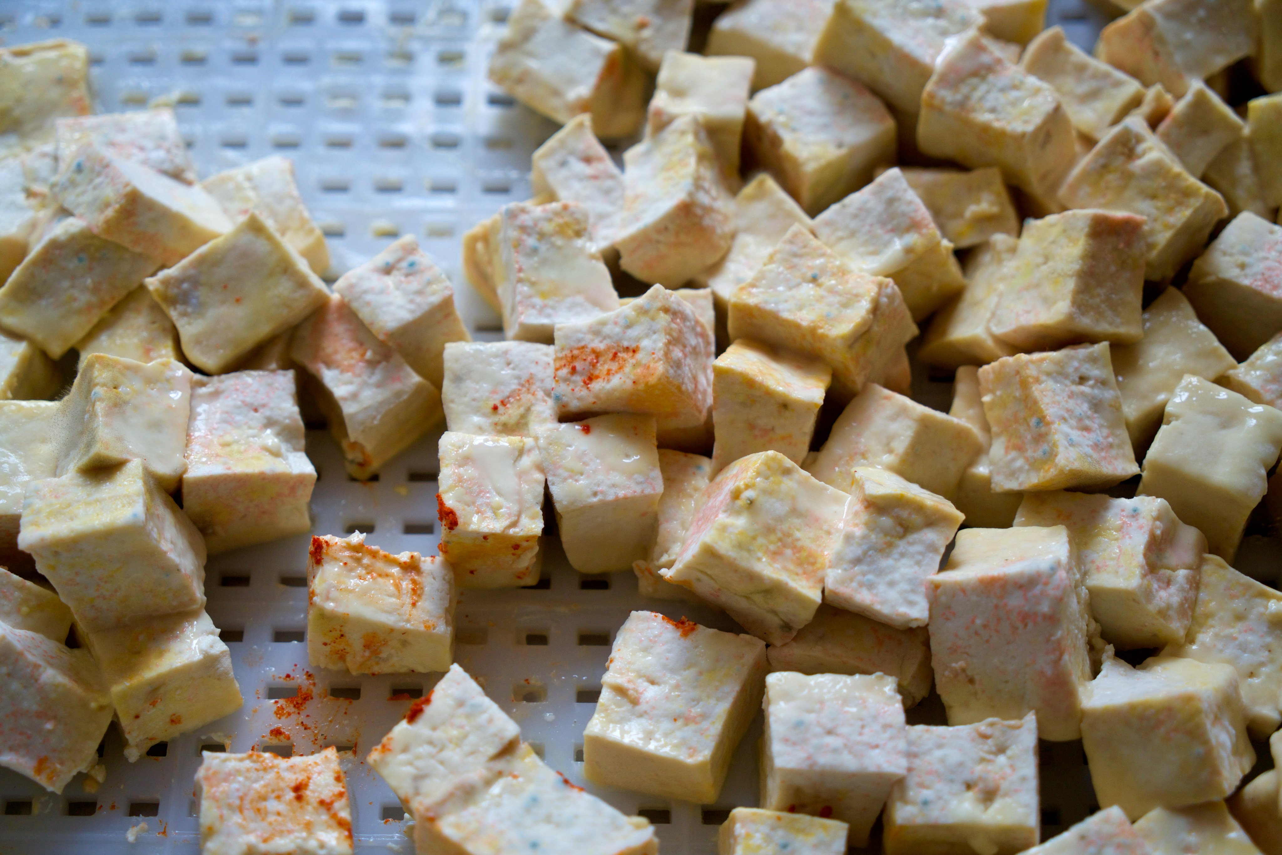 Fermented tofu (bean curd). Photo: Tom Wang