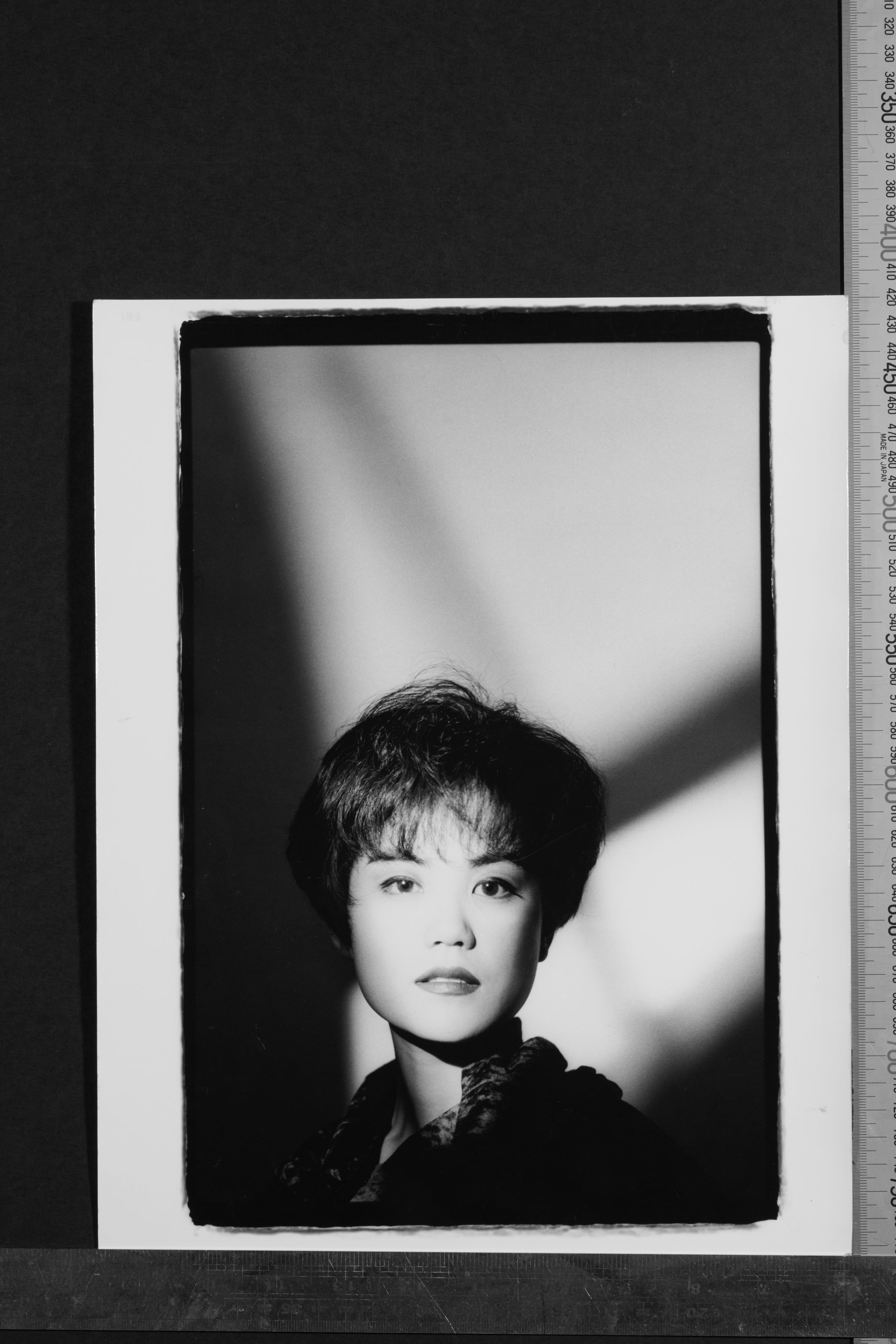 Detail from a portrait of singer Faye Wong by Sam Wong from his exhibition. Photo: Sam Wong 