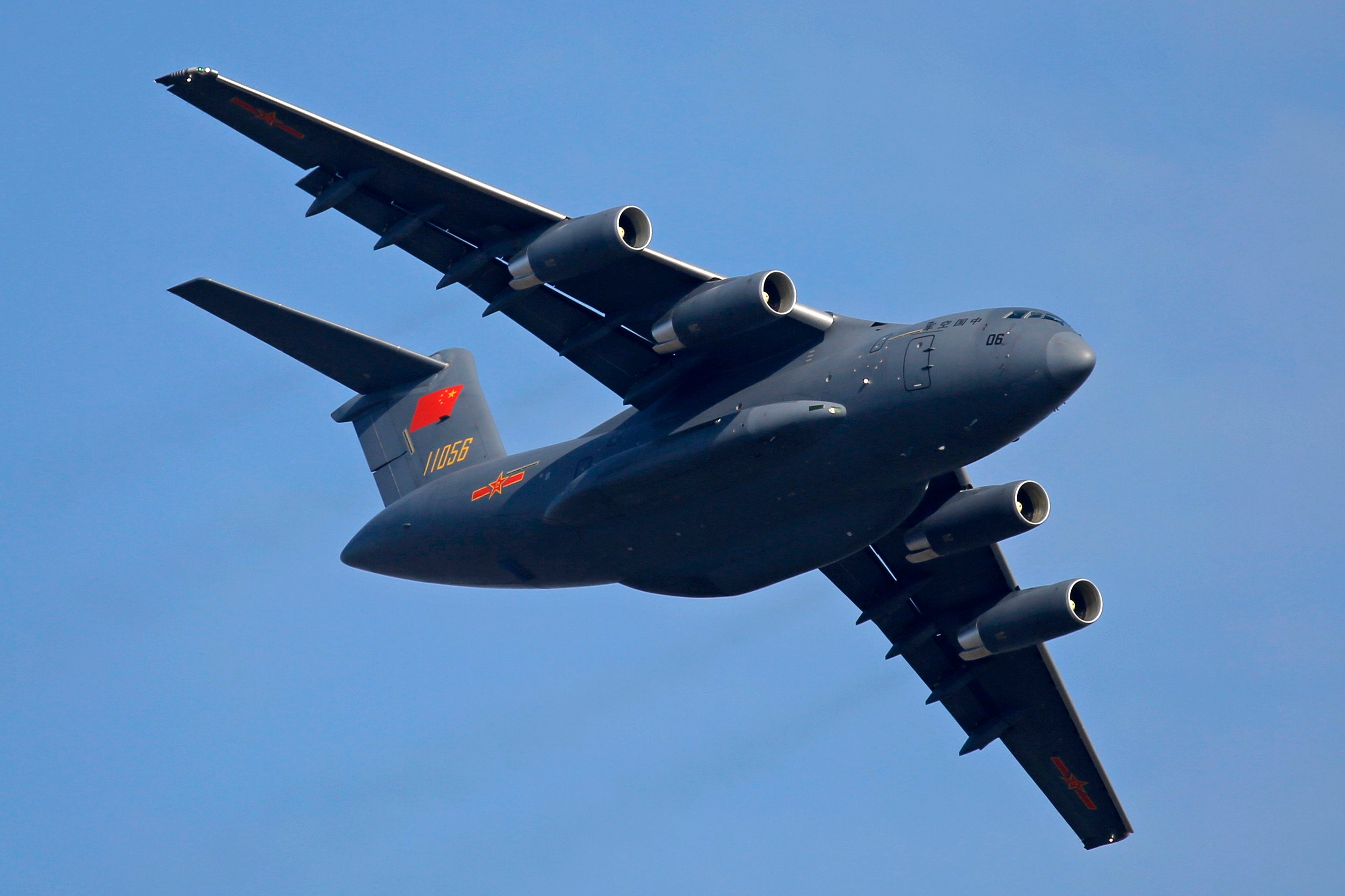 China’s Y-20, nicknamed the “chubby girl”, can carry out long-distance air transport of goods and personnel, while its Y-20U variant can refuel other Chinese military aircraft. Photo: AP