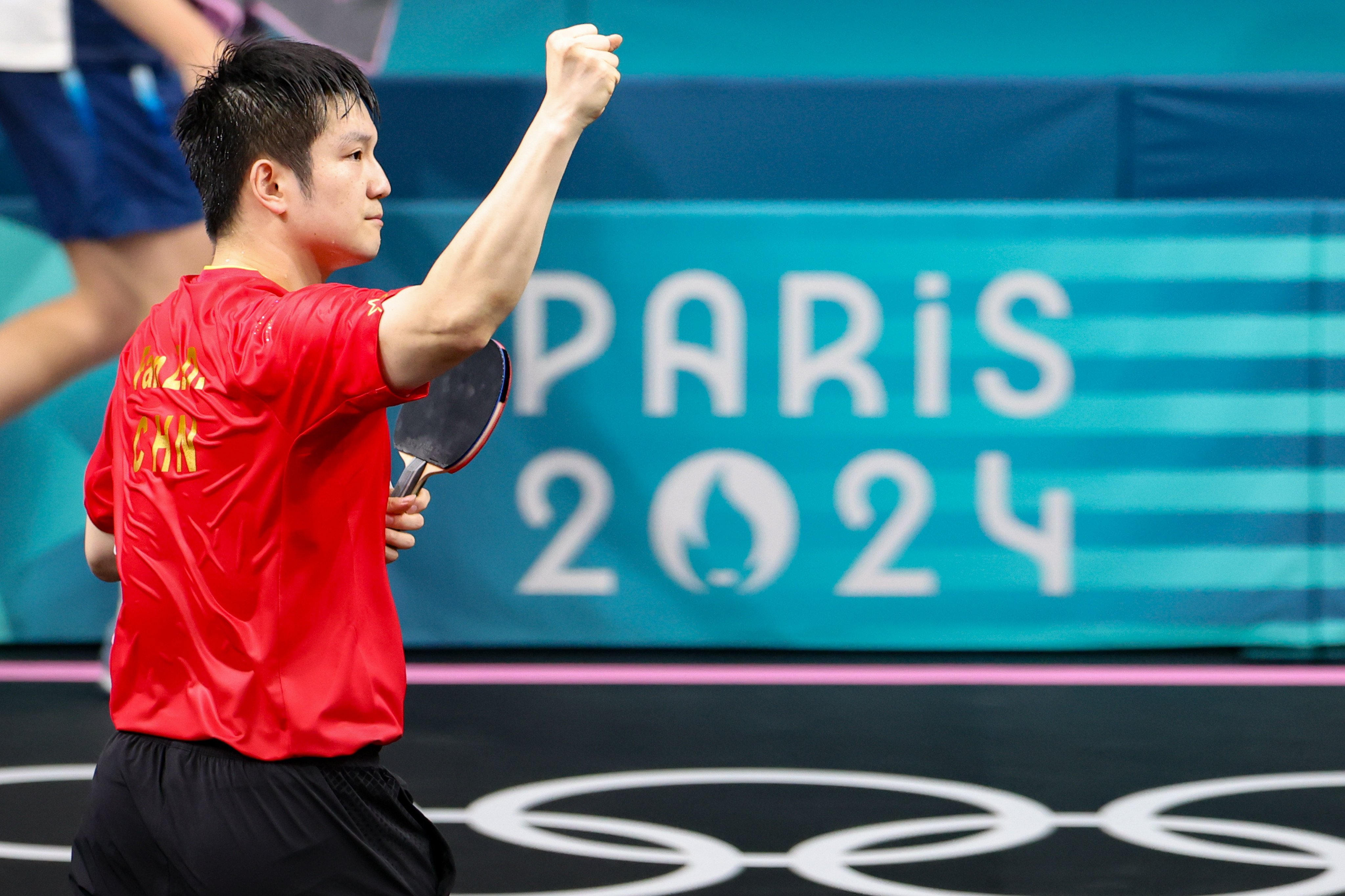 Fan Zhendong, a self-proclaimed Taylor Swift fan, is one match away from winning a gold medal at the Paris Olympics. Photo: Xinhua