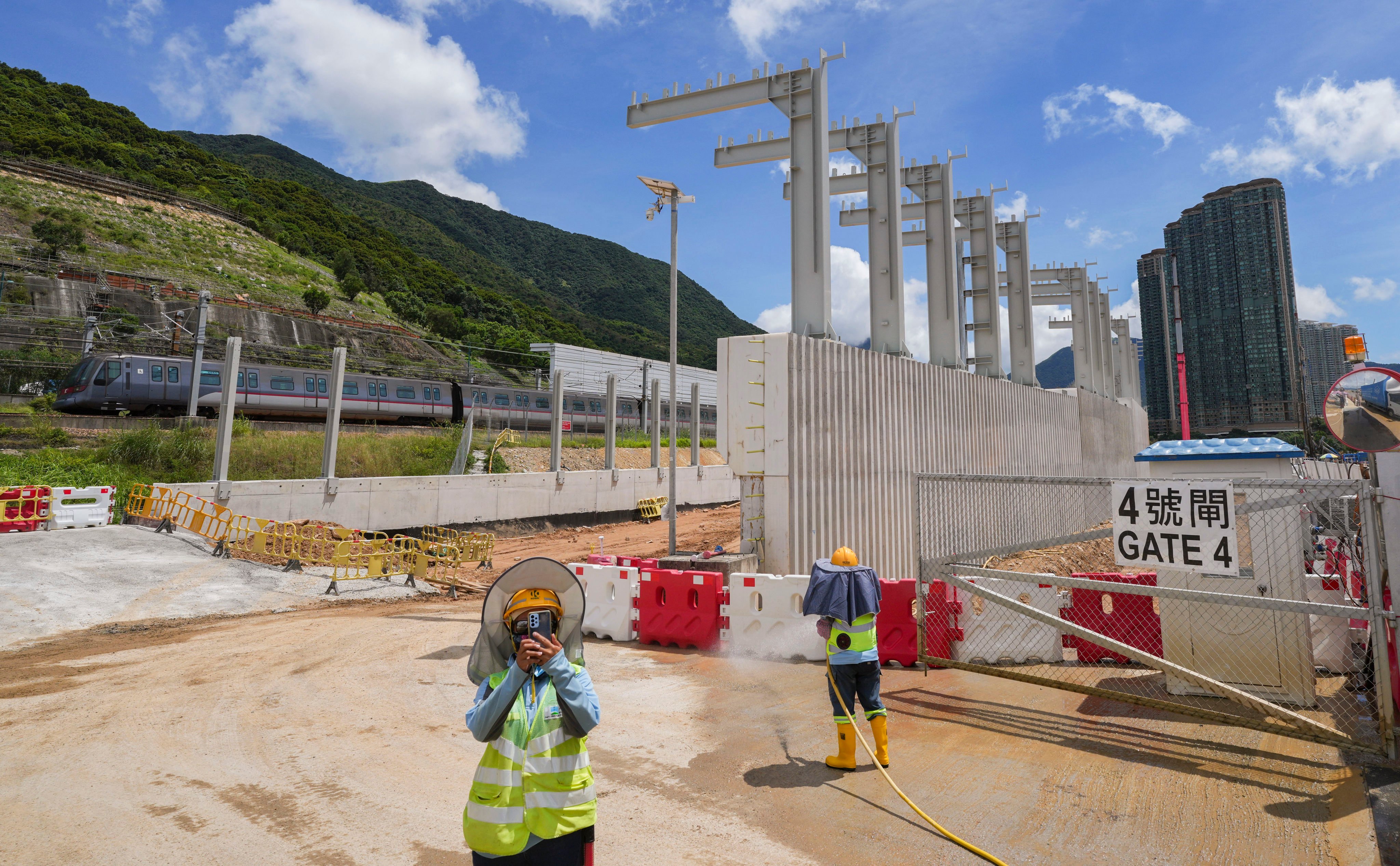 Construction works to extend the Tung Chung line  started in May of last year and are scheduled to be finish in 2029. Photo: Elson Li