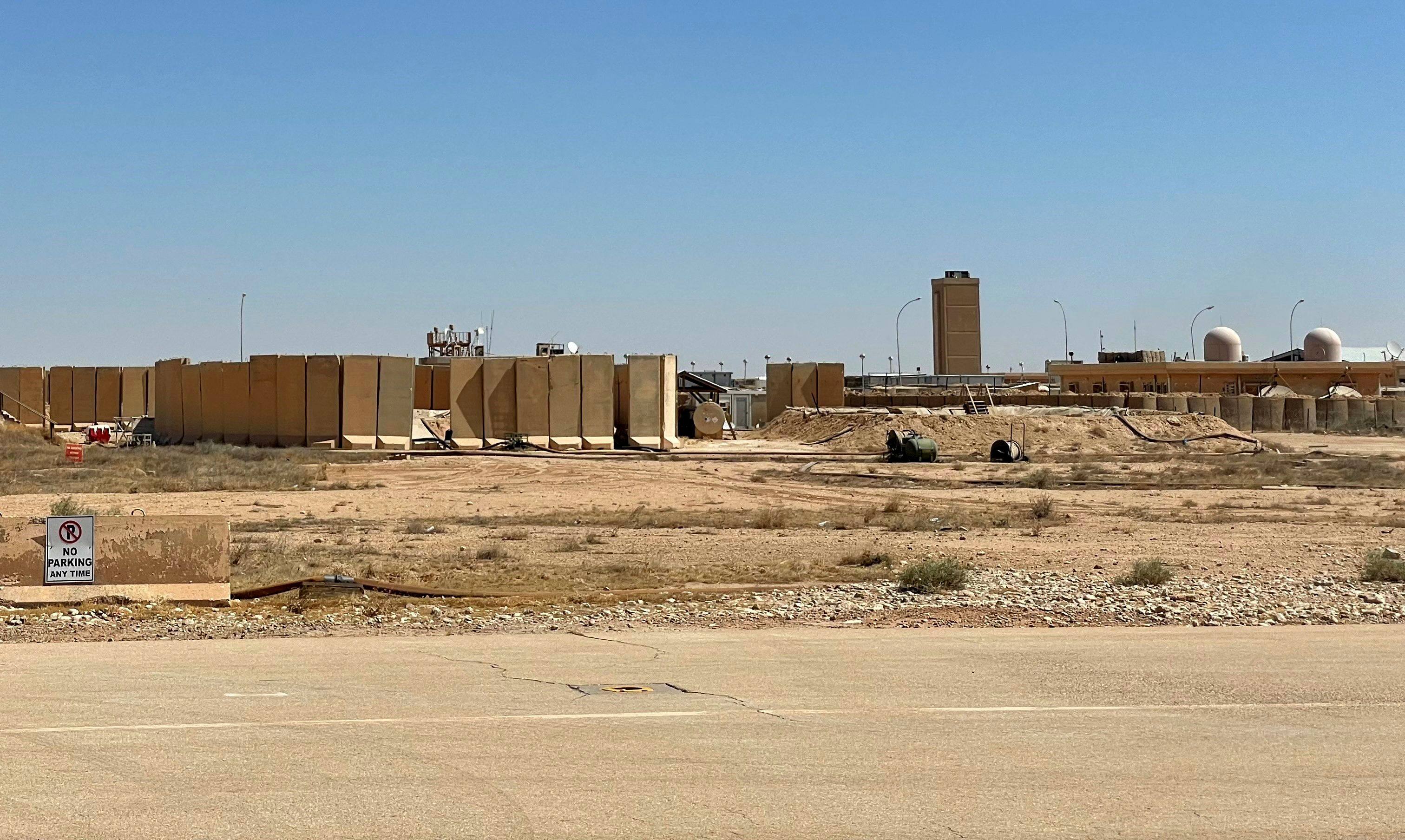 Ain al-Assad air base hosting US forces in Iraq in the western Anbar province. File photo: AFP