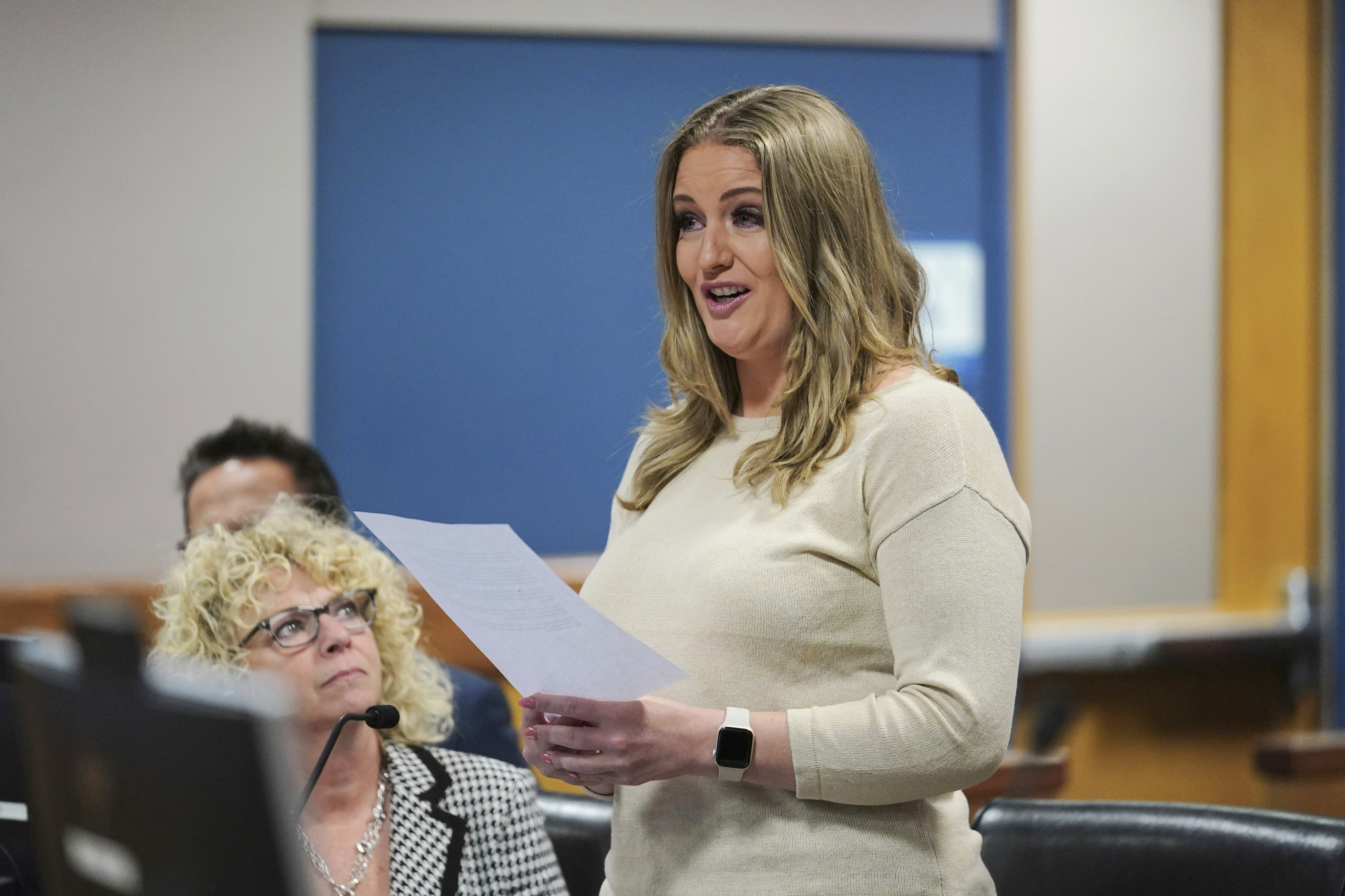 Jenna Ellis, a former campaign lawyer for Donald Trump. File photo: AP