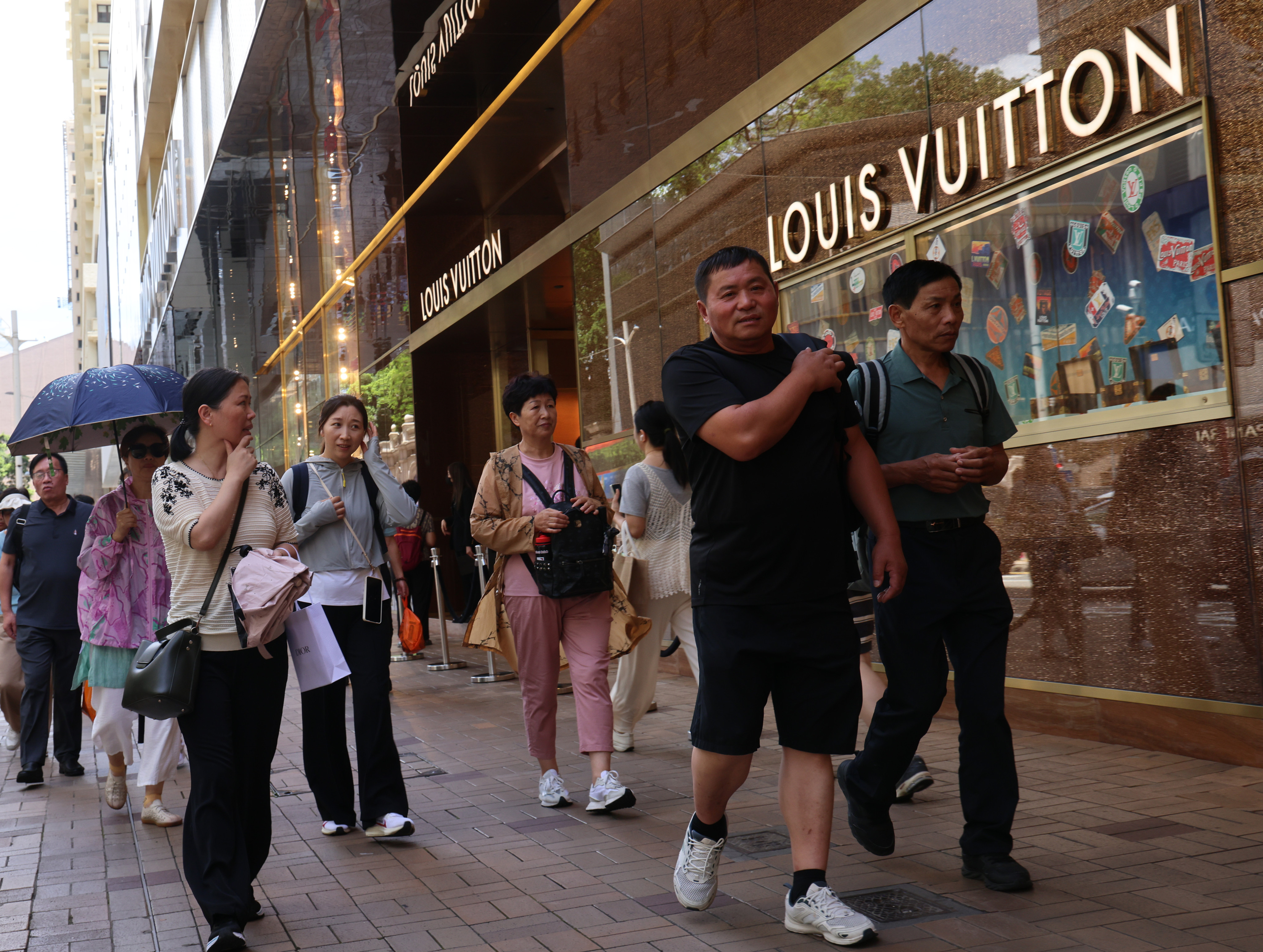 Tourists and shoppers seen along the city’s retail strip in Tsim Sha Tsui, Hong Kong in June 2024. Photo: Jelly Tse