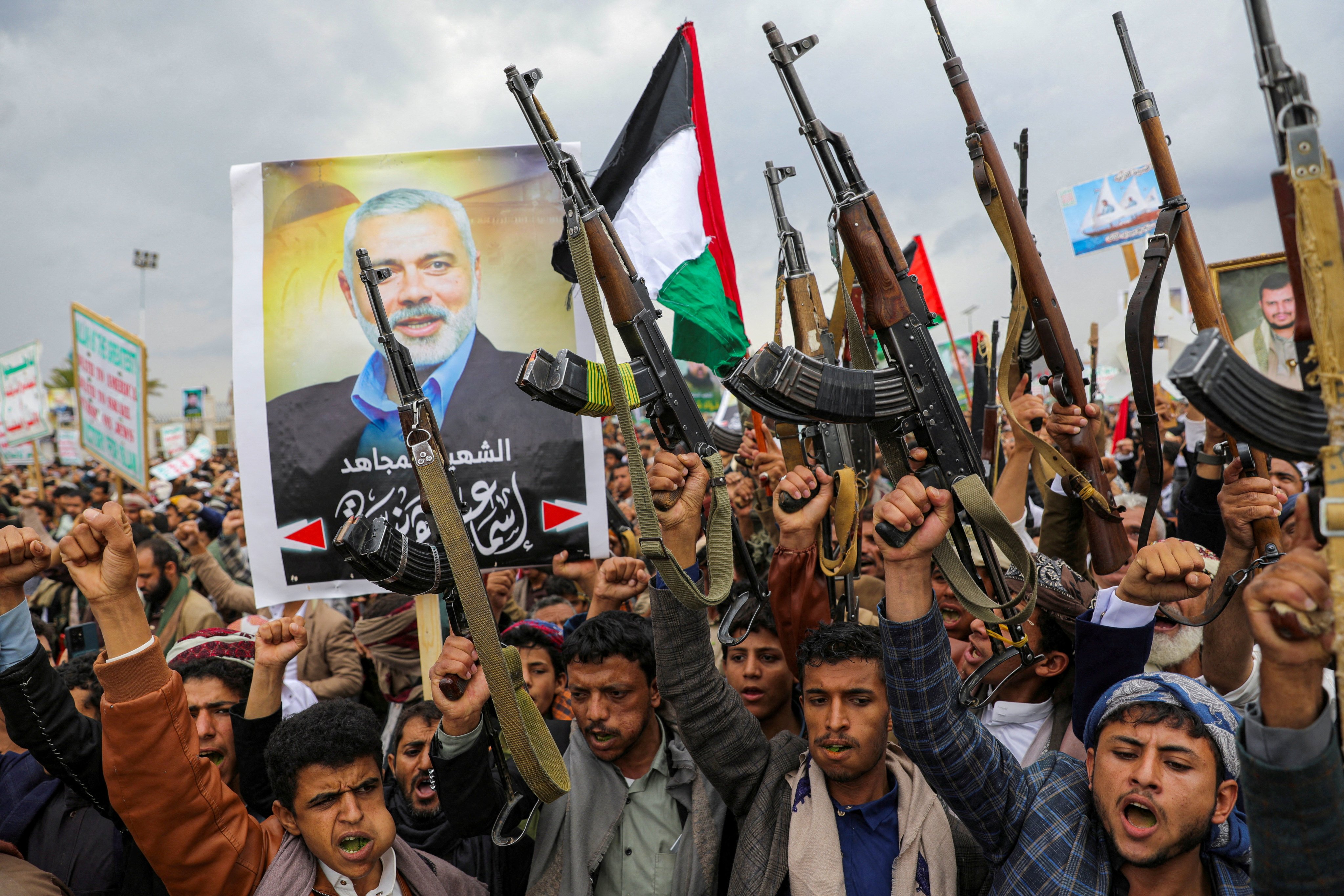 The assassination of Hamas chief Ismail Haniyeh was raised in separate conversations on Tuesday between Chinese Foreign Minister Wang Yi and his counterparts in Jordan and Egypt. Photo: Reuters