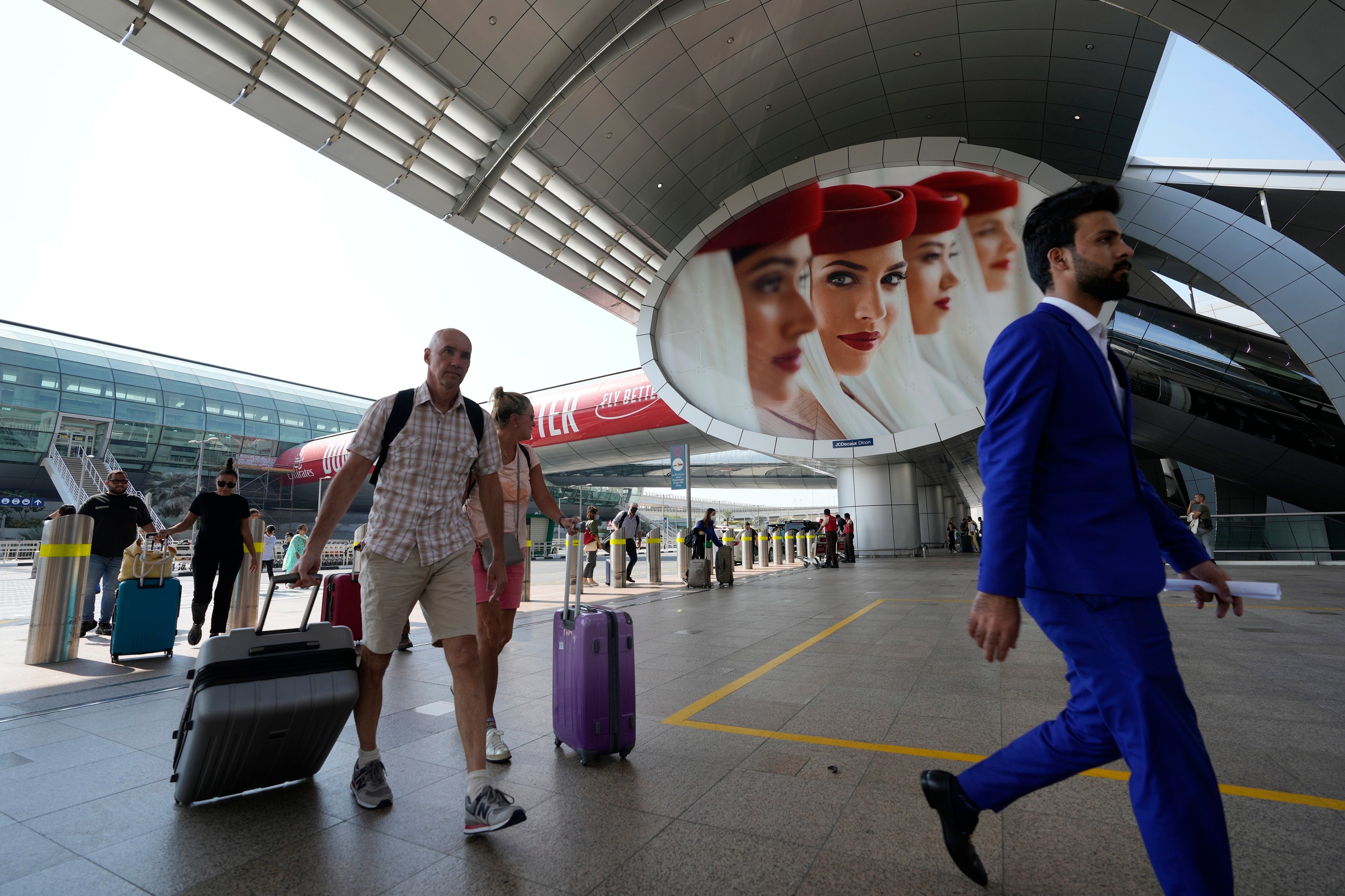 Dubai International Airport saw a record 44.9 million travellers pass through its terminals in the first half of this year. Photo: AFP