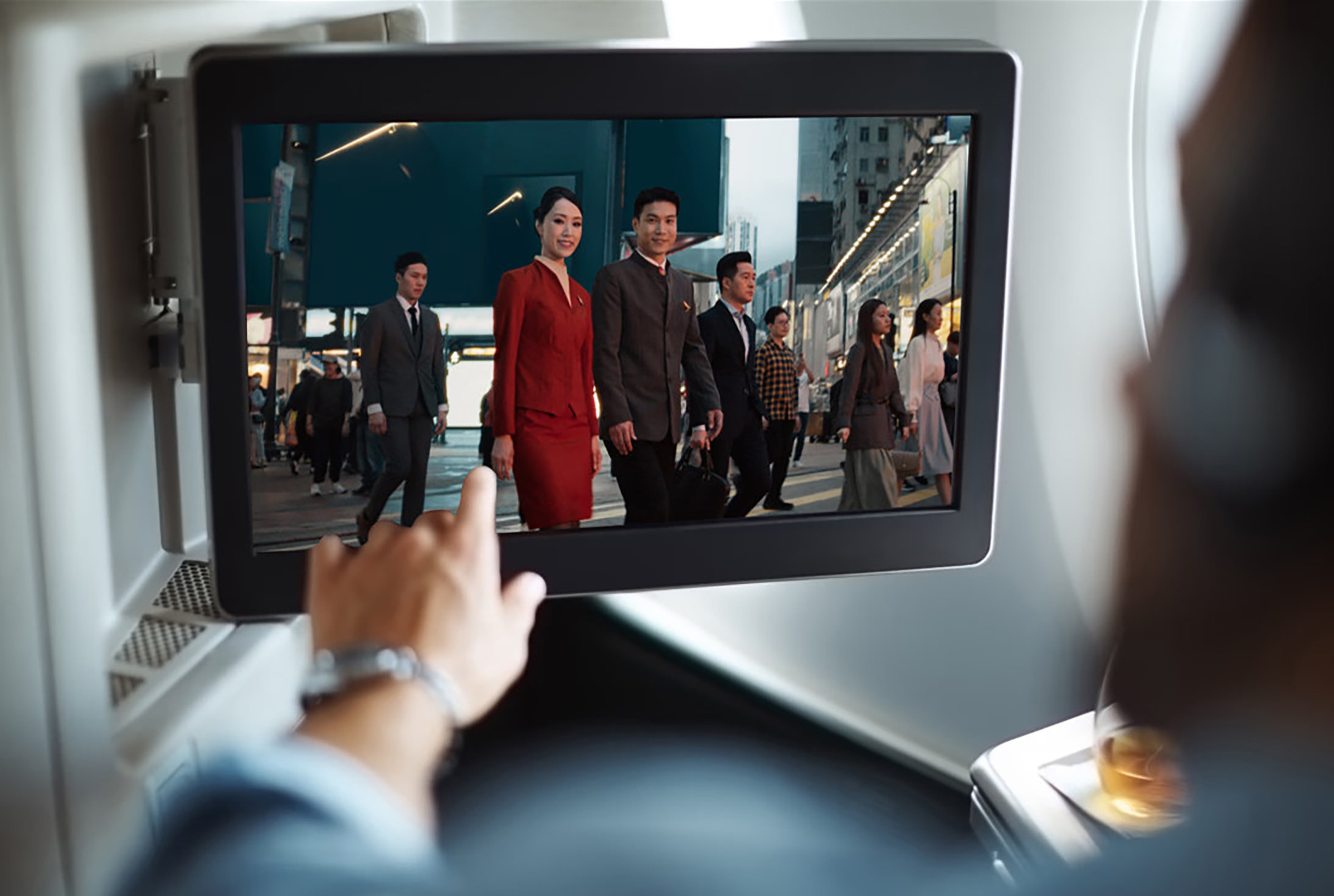 Cathay Pacific Airways’ new inflight safety video interweaves protocols with cultural landscapes. Photo: Cathay Pacific