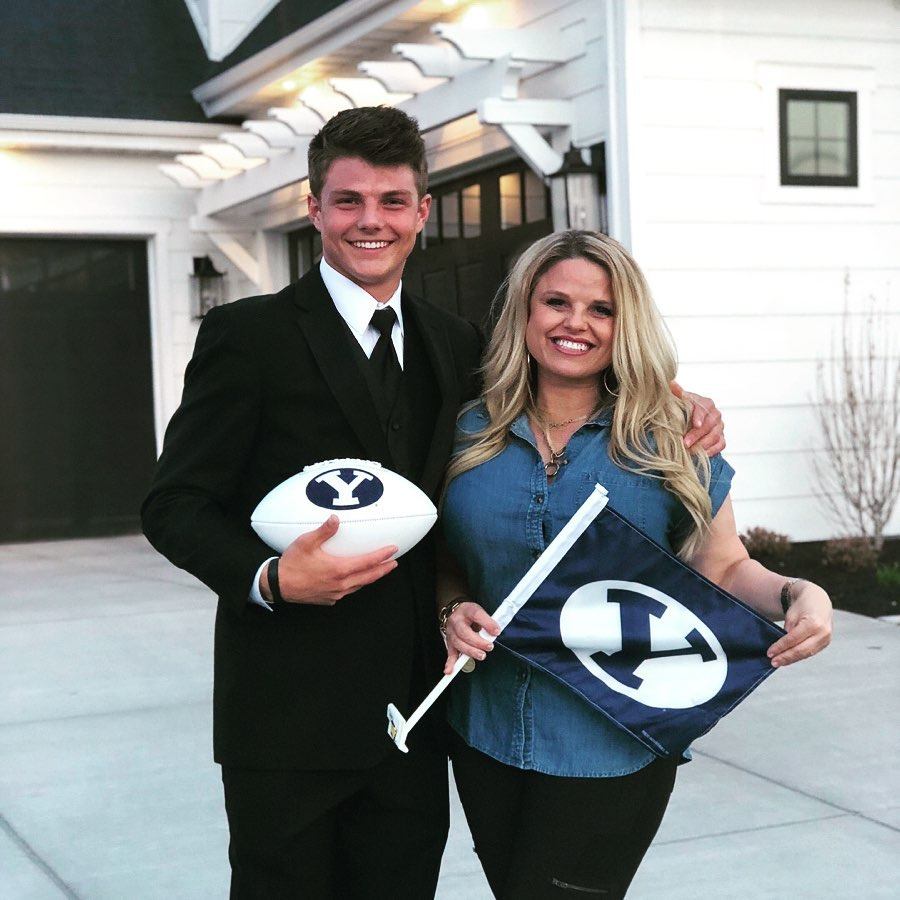 Zach Wilson calls his mum Lisa Wilson his “biggest supporter”. Photo: @zachwilson/Instagram